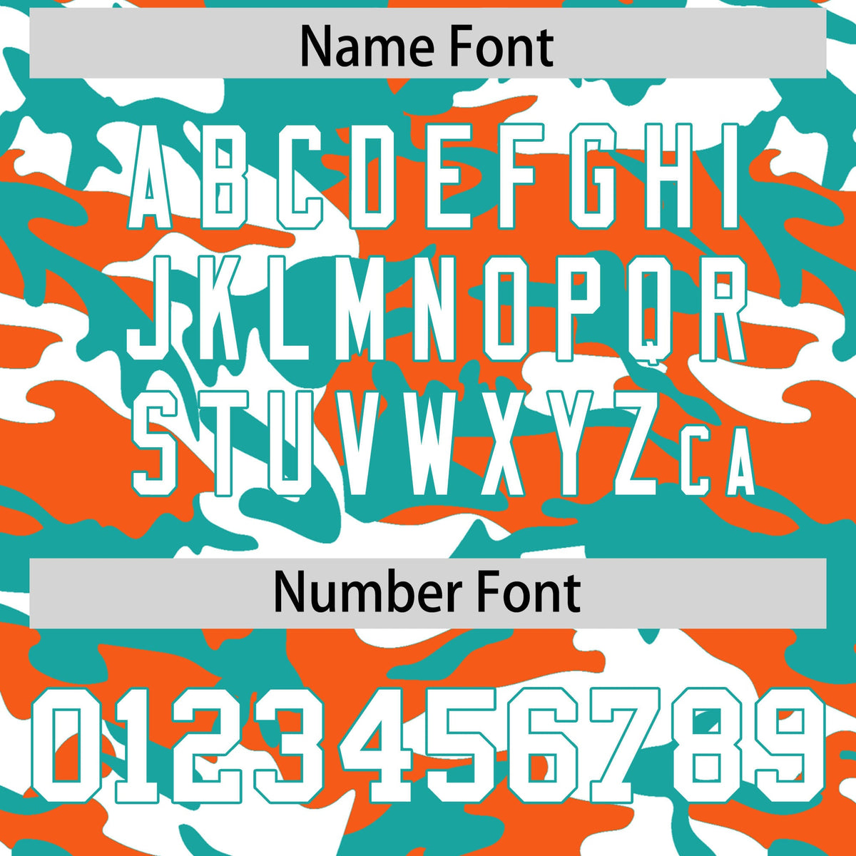 Custom Aqua Orange White Camo Gradient Fashion Baseball Jersey | Perfect for Training,Sublimation Printed &amp; Stitched,Add Name and Numbern,Perfect for Teams | KXKSHOP