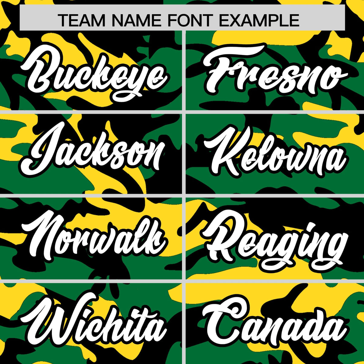 Custom Kelly Green Gold Black Camo Gradient Fashion Baseball Jersey | Perfect for Training,Sublimation Printed & Stitched,Add Name and Numbern,Perfect for Teams | KXKSHOP