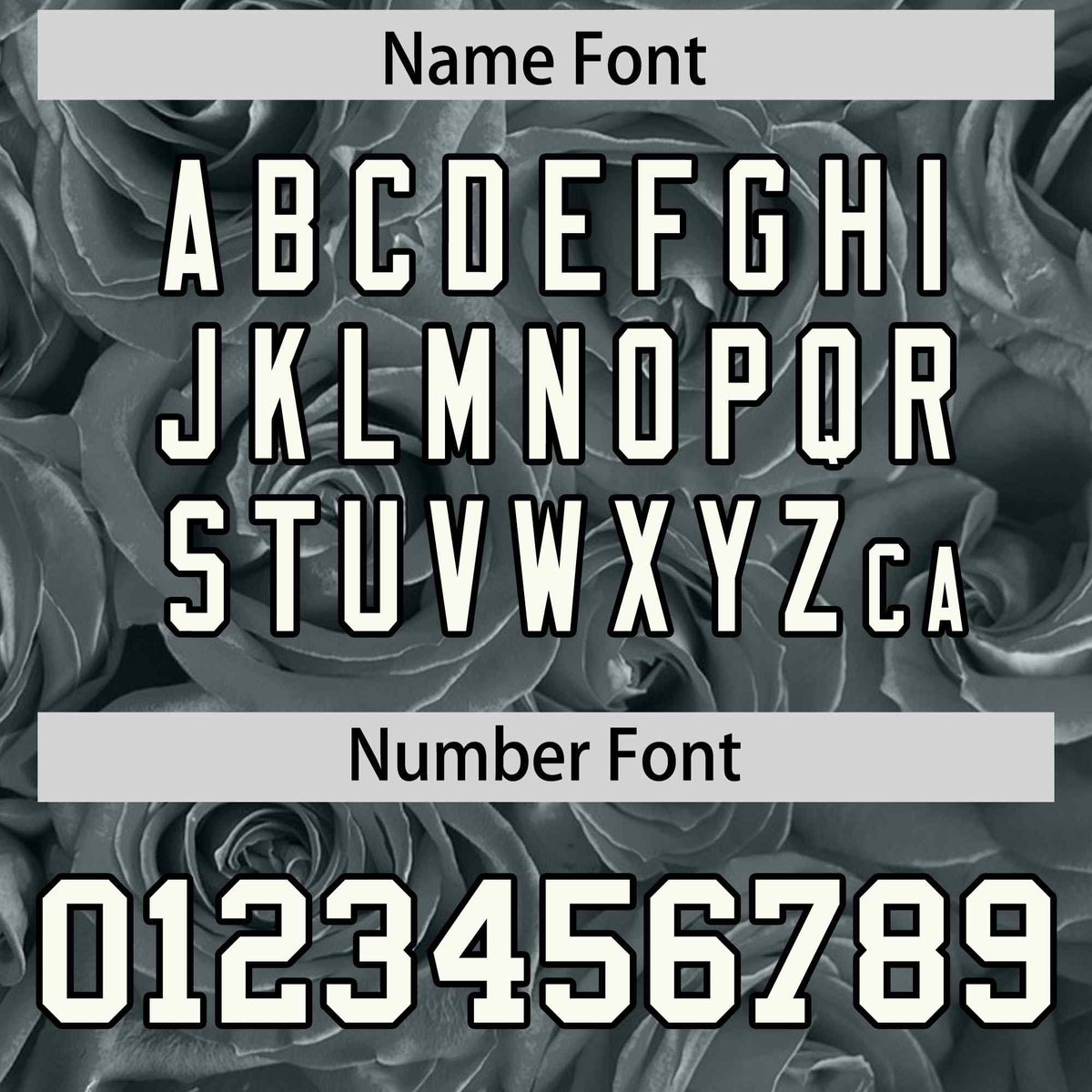 Custom Silver Black Split Rose Print Authentic Baseball Jersey| KXKSHOP