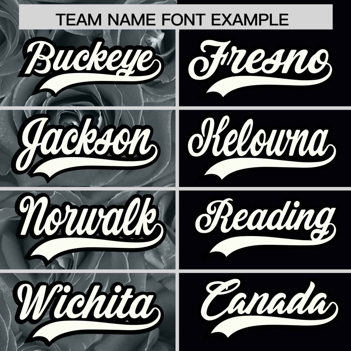 Custom Silver Black Split Rose Print Authentic Baseball Jersey| KXKSHOP