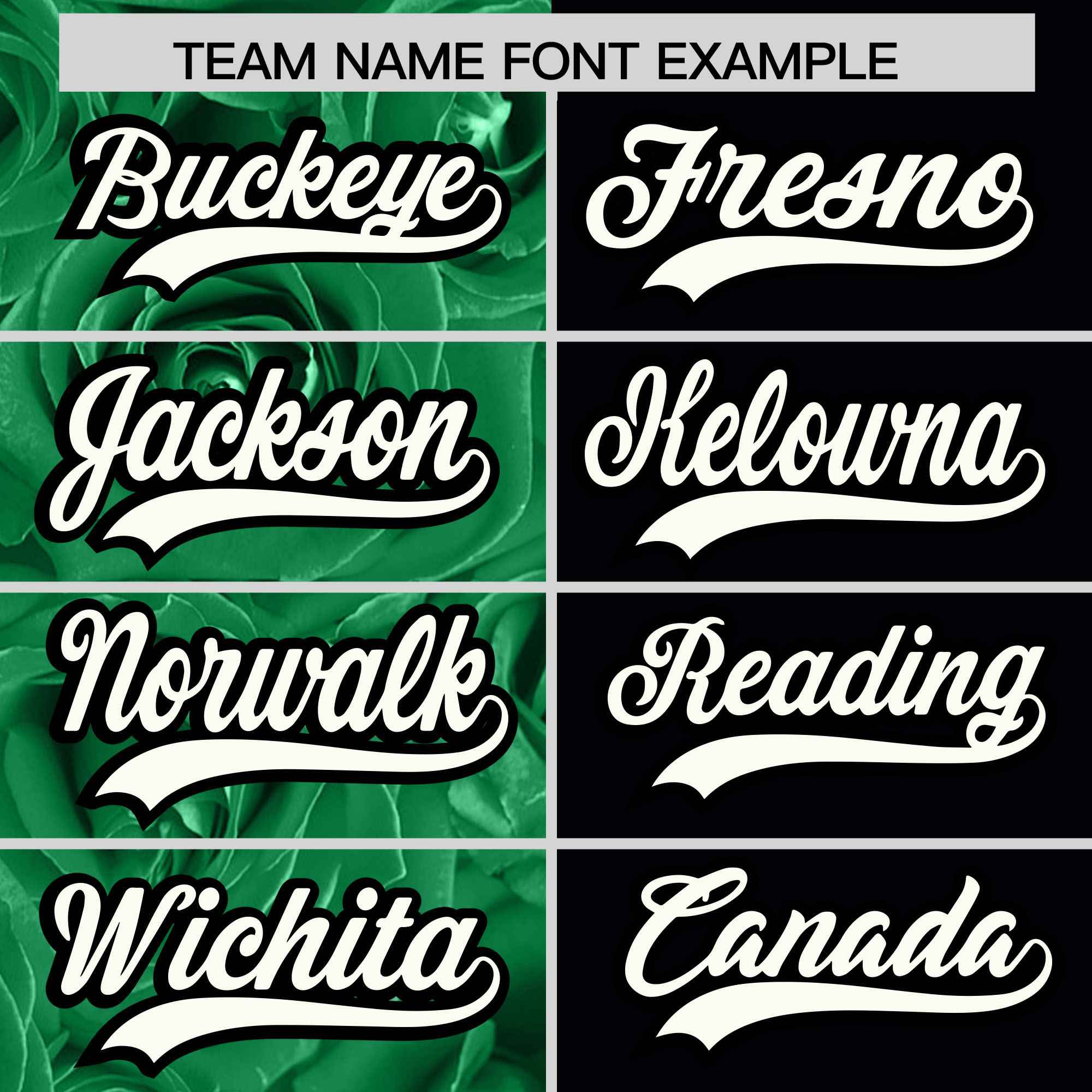 Custom Kelly Green Black Split Rose Print Authentic Baseball Jersey| KXKSHOP