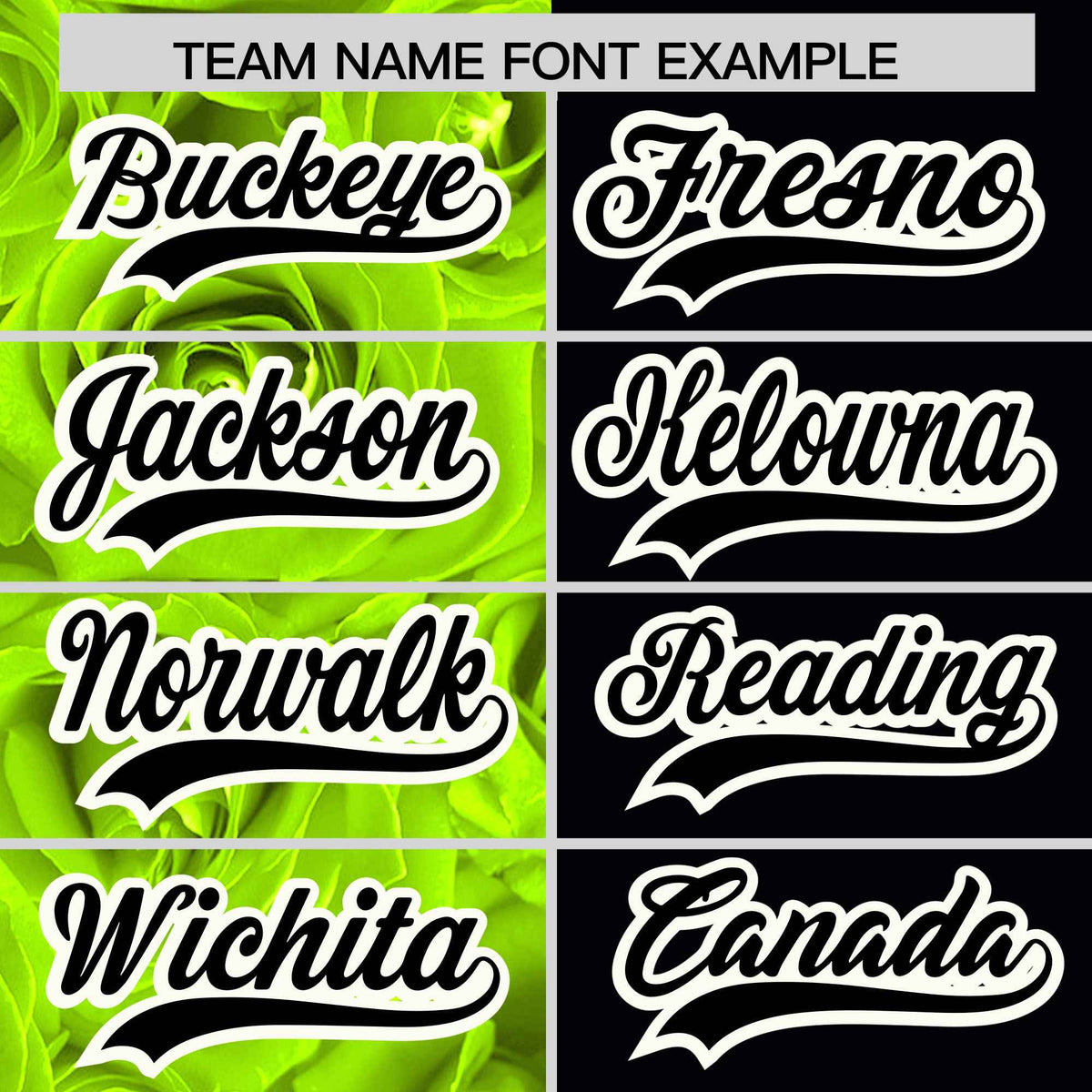 Custom Neon Green Black Split Rose Print Authentic Baseball Jersey| KXKSHOP