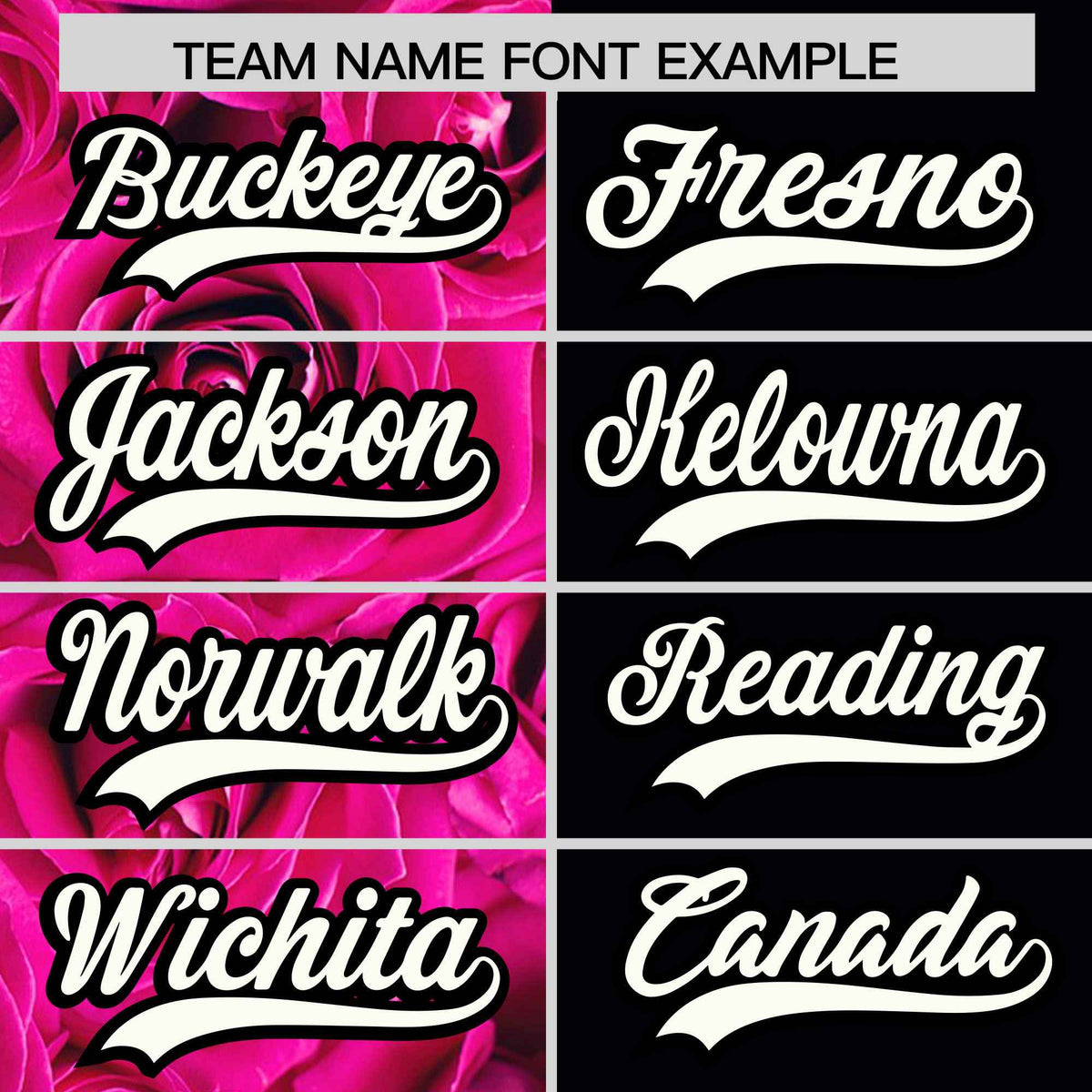 Custom Pink Black Split Rose Print Authentic Baseball Jersey| KXKSHOP