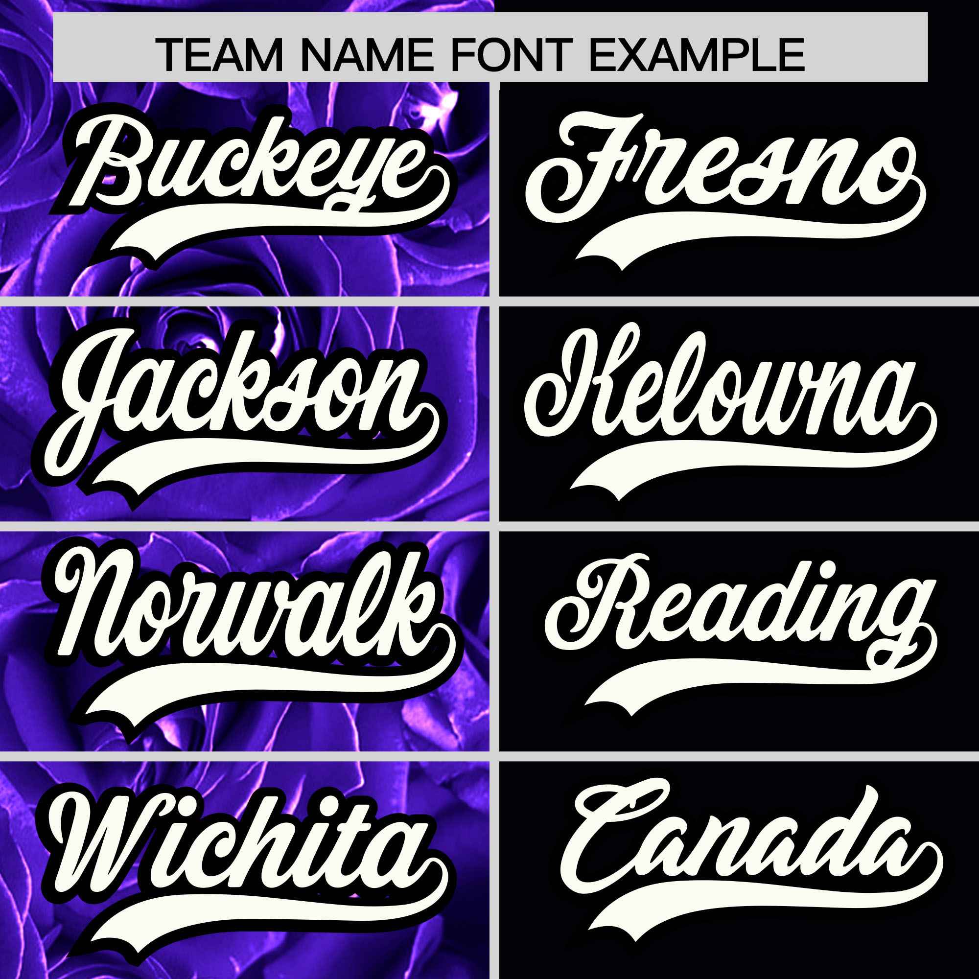 Custom Purple Black Split Rose Print Authentic Baseball Jersey| KXKSHOP