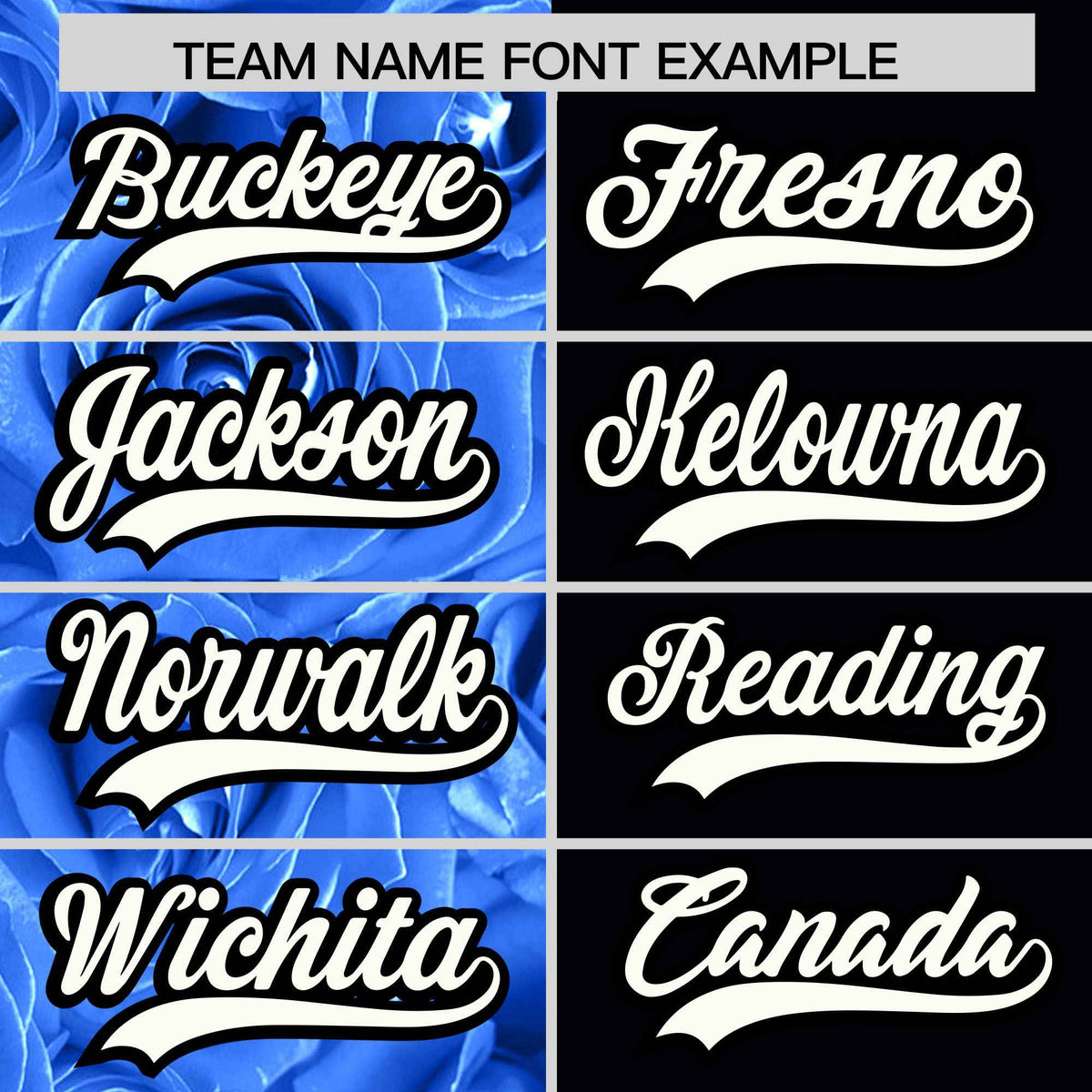 Custom Powder Blue Black Split Rose Print Authentic Baseball Jersey| KXKSHOP