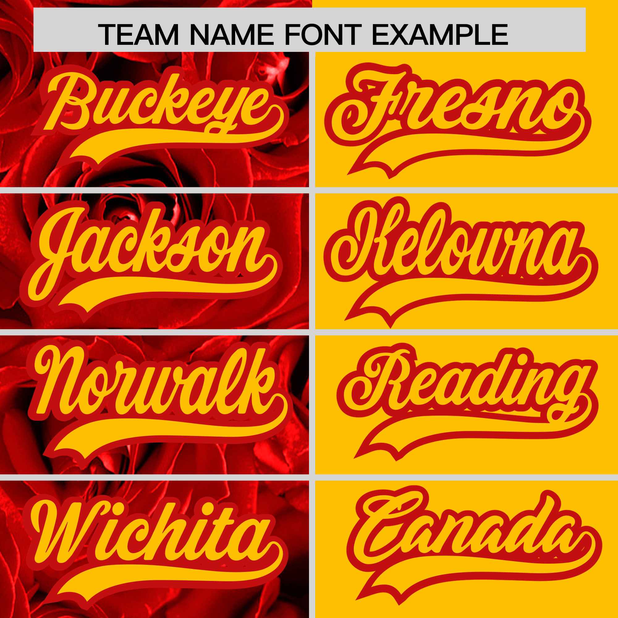 Custom Red Yellow Split Rose Print Authentic Baseball Jersey| KXKSHOP