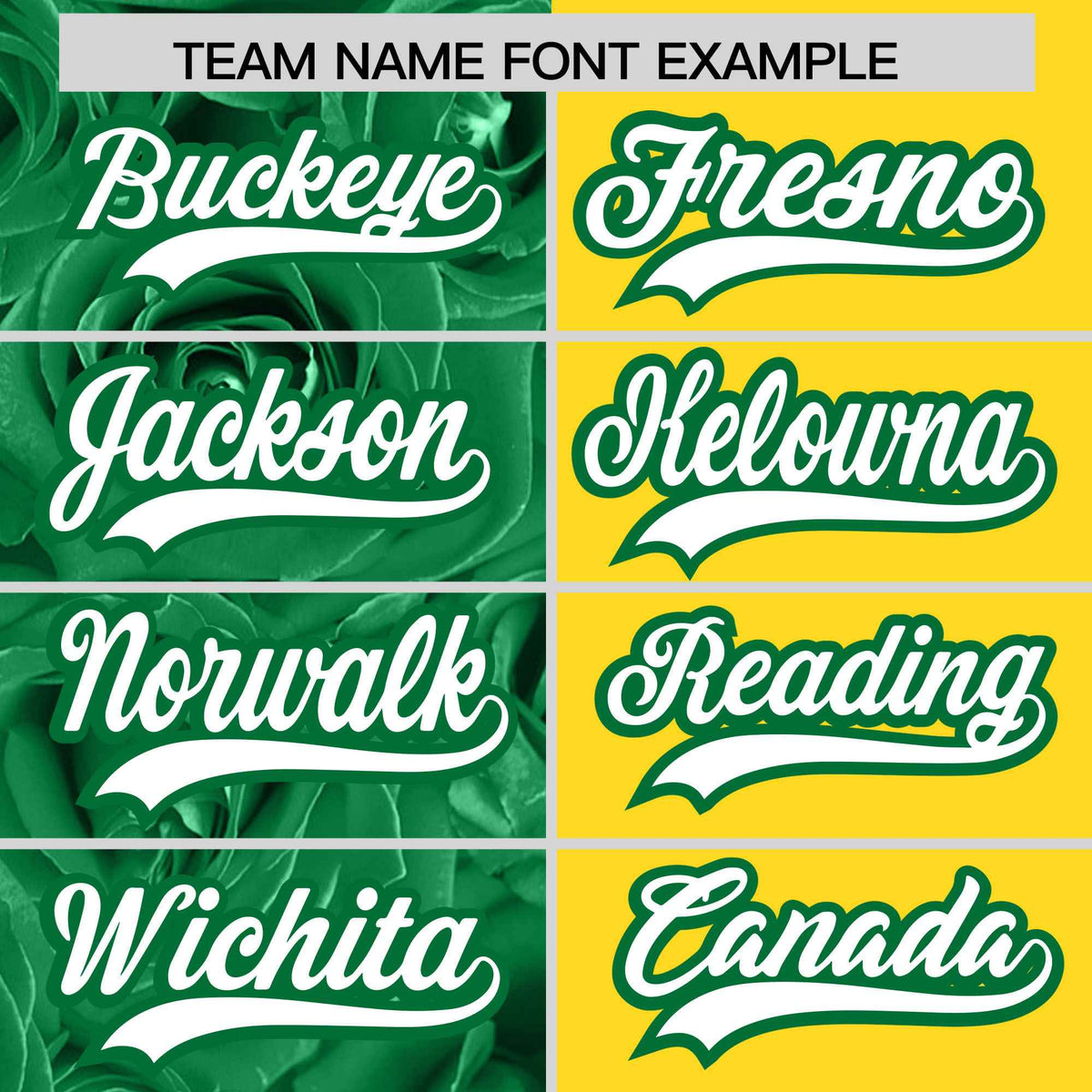 Custom Kelly Green Gold Split Rose Print Authentic Baseball Jersey| KXKSHOP