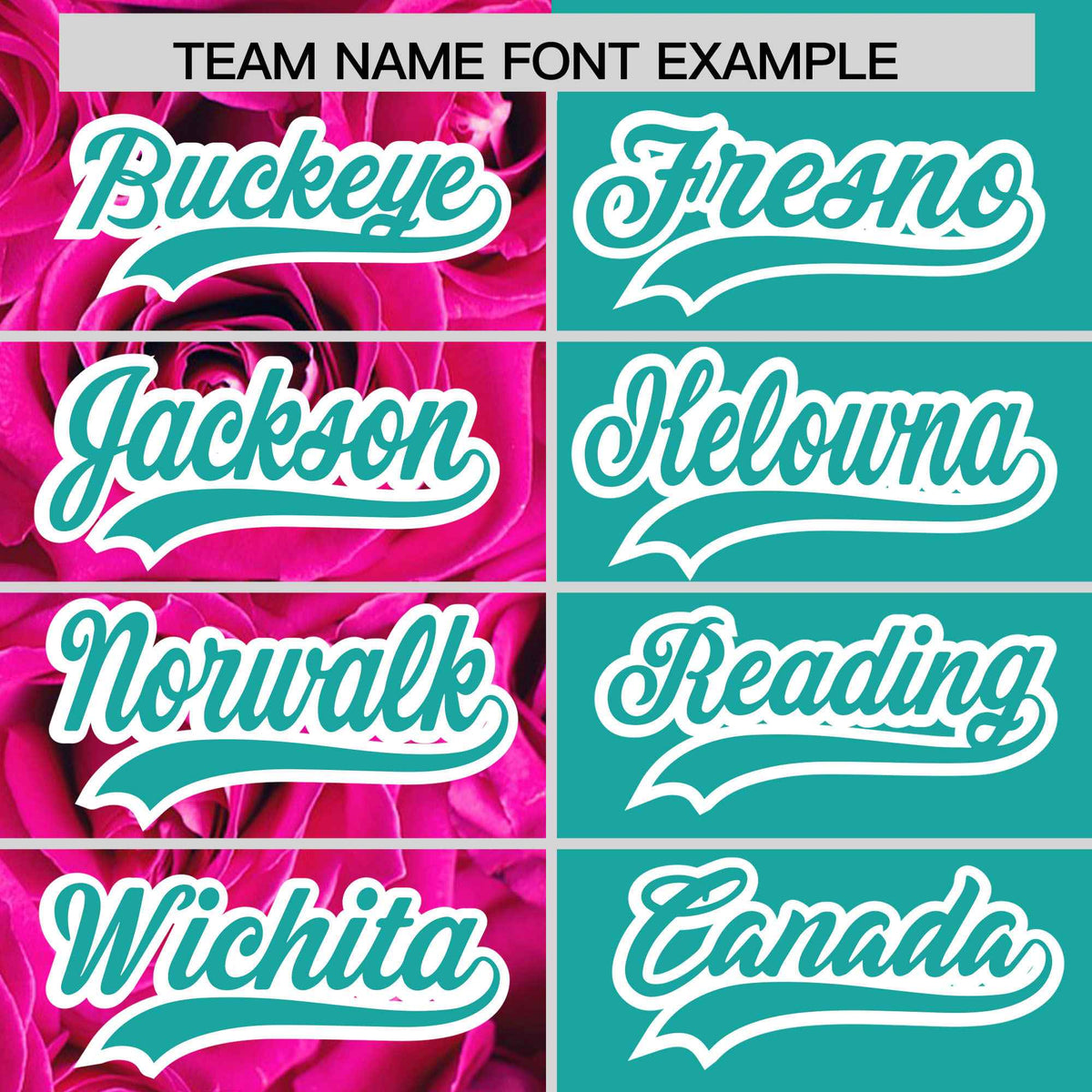 Custom Pink Aqua Split Rose Print Authentic Baseball Jersey| KXKSHOP