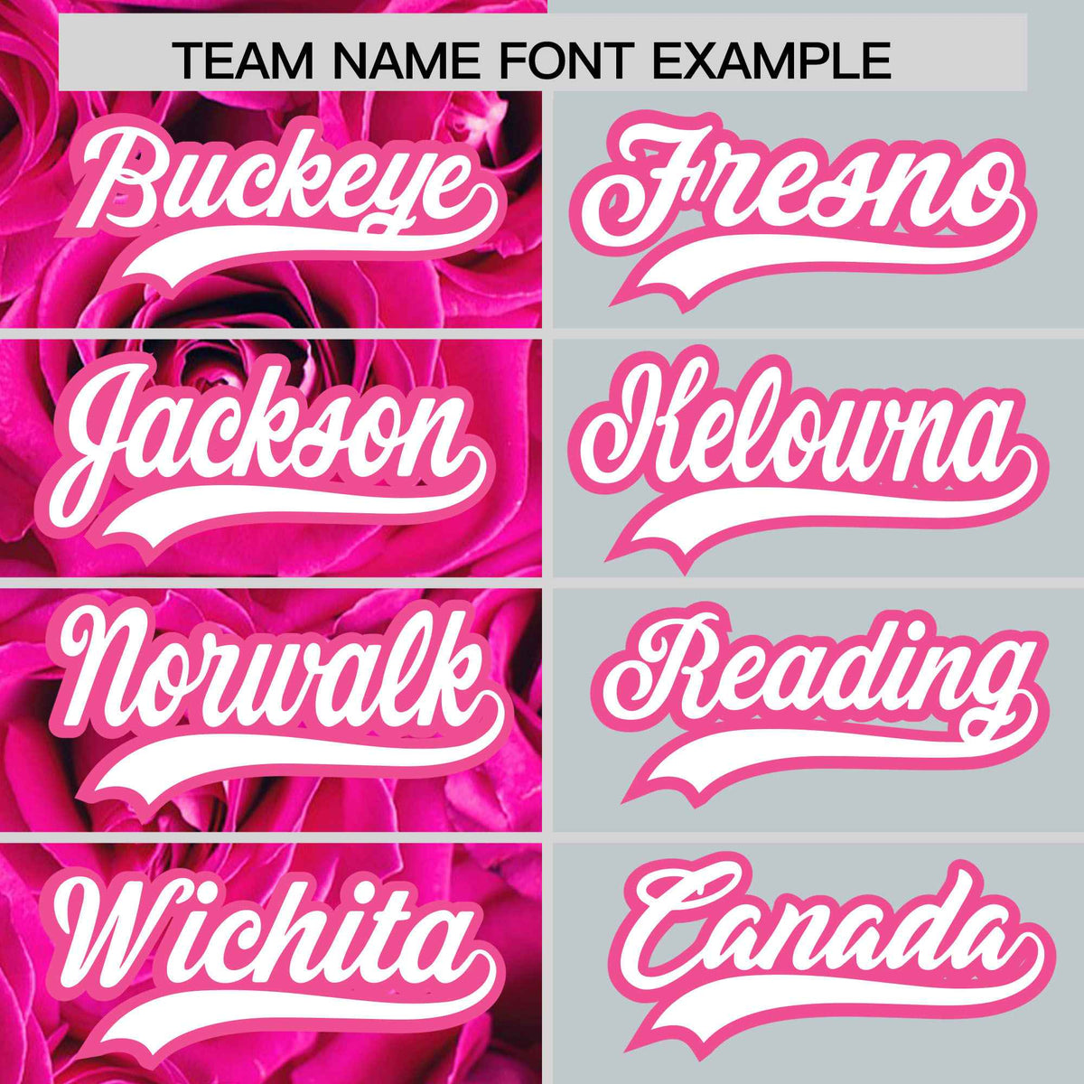 Custom Pink Silver Split Rose Print Authentic Baseball Jersey| KXKSHOP