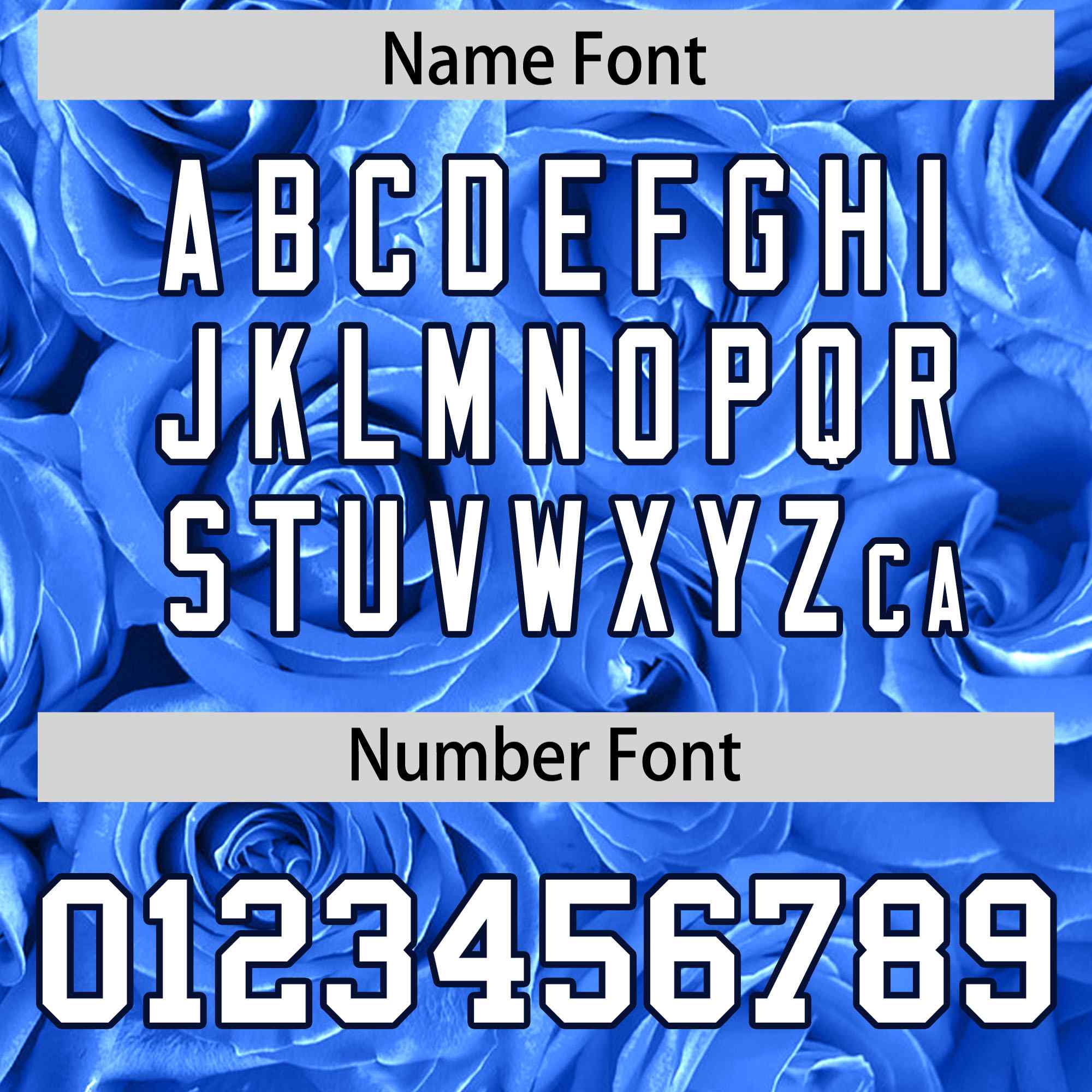 Custom Powder Blue Navy Split Rose Print Authentic Baseball Jersey| KXKSHOP