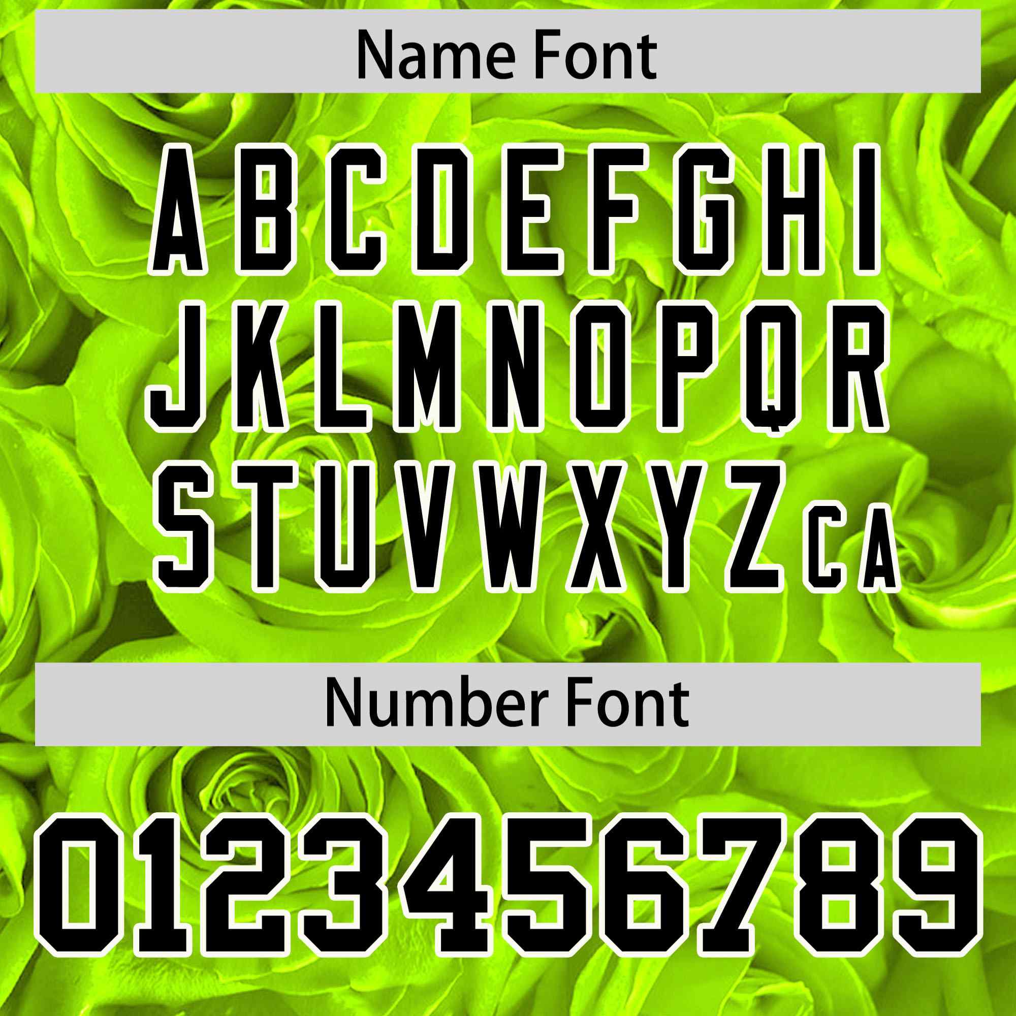 Custom Neon Green Black Split Rose Print Authentic Baseball Jersey| KXKSHOP