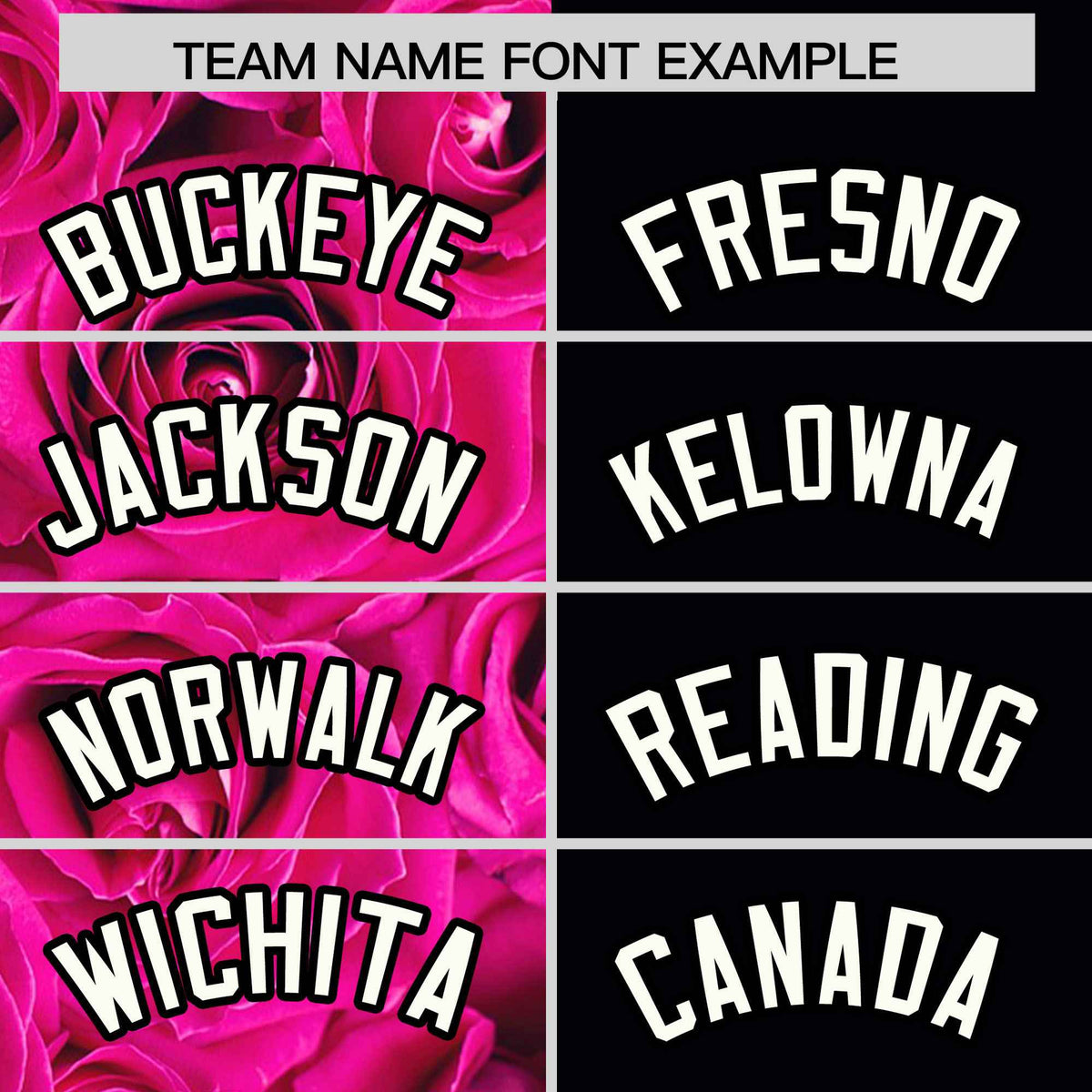 Custom Pink Black Split Rose Print Authentic Baseball Jersey| KXKSHOP