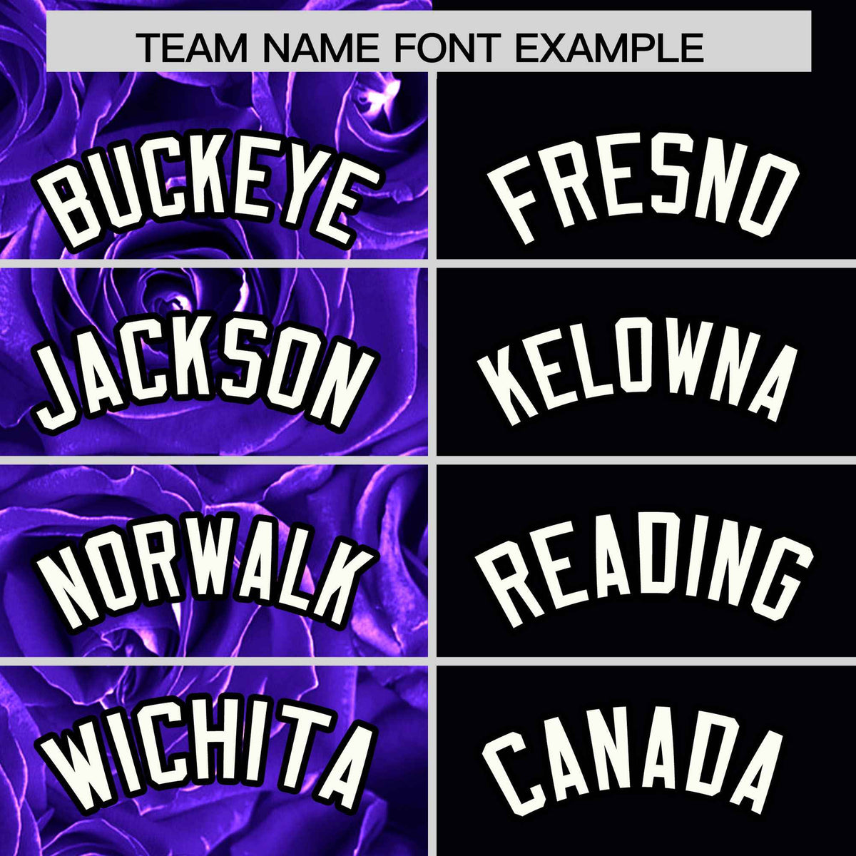 Custom Purple Black Split Rose Print Authentic Baseball Jersey| KXKSHOP