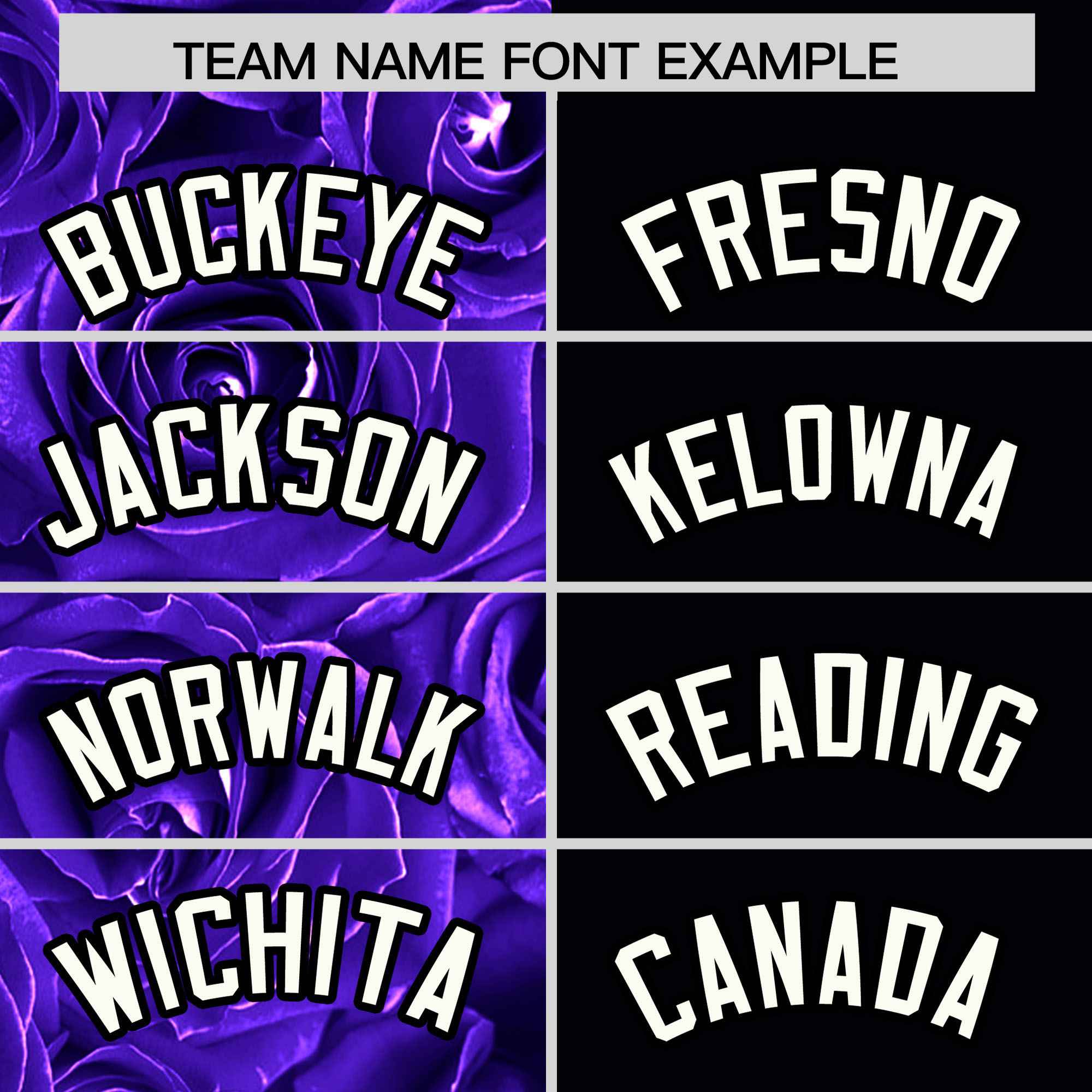 Custom Purple Black Split Rose Print Authentic Baseball Jersey| KXKSHOP