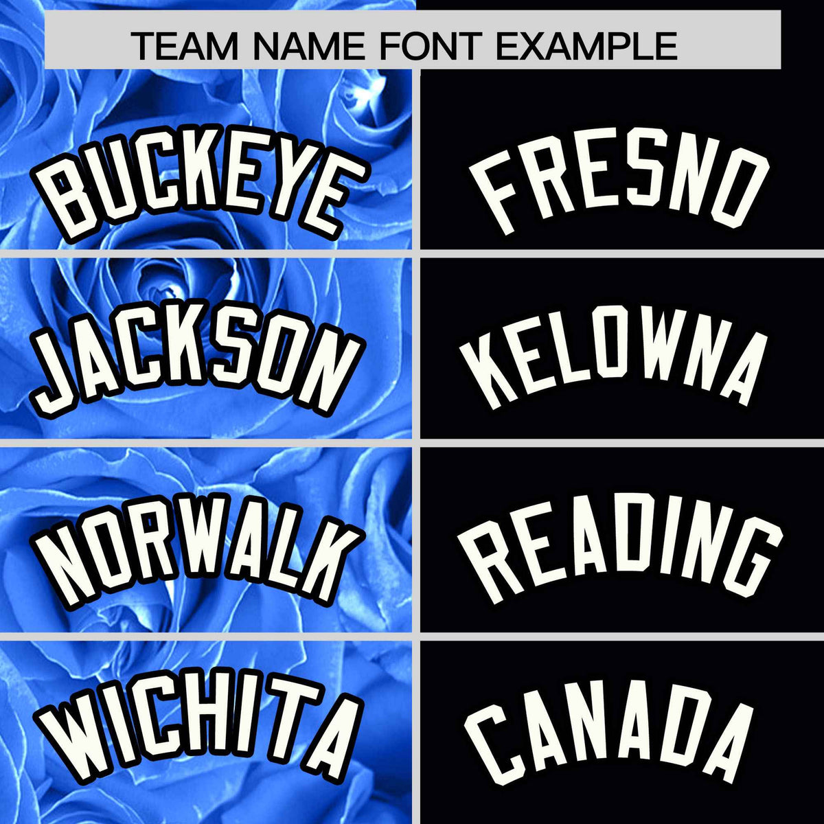 Custom Powder Blue Black Split Rose Print Authentic Baseball Jersey| KXKSHOP