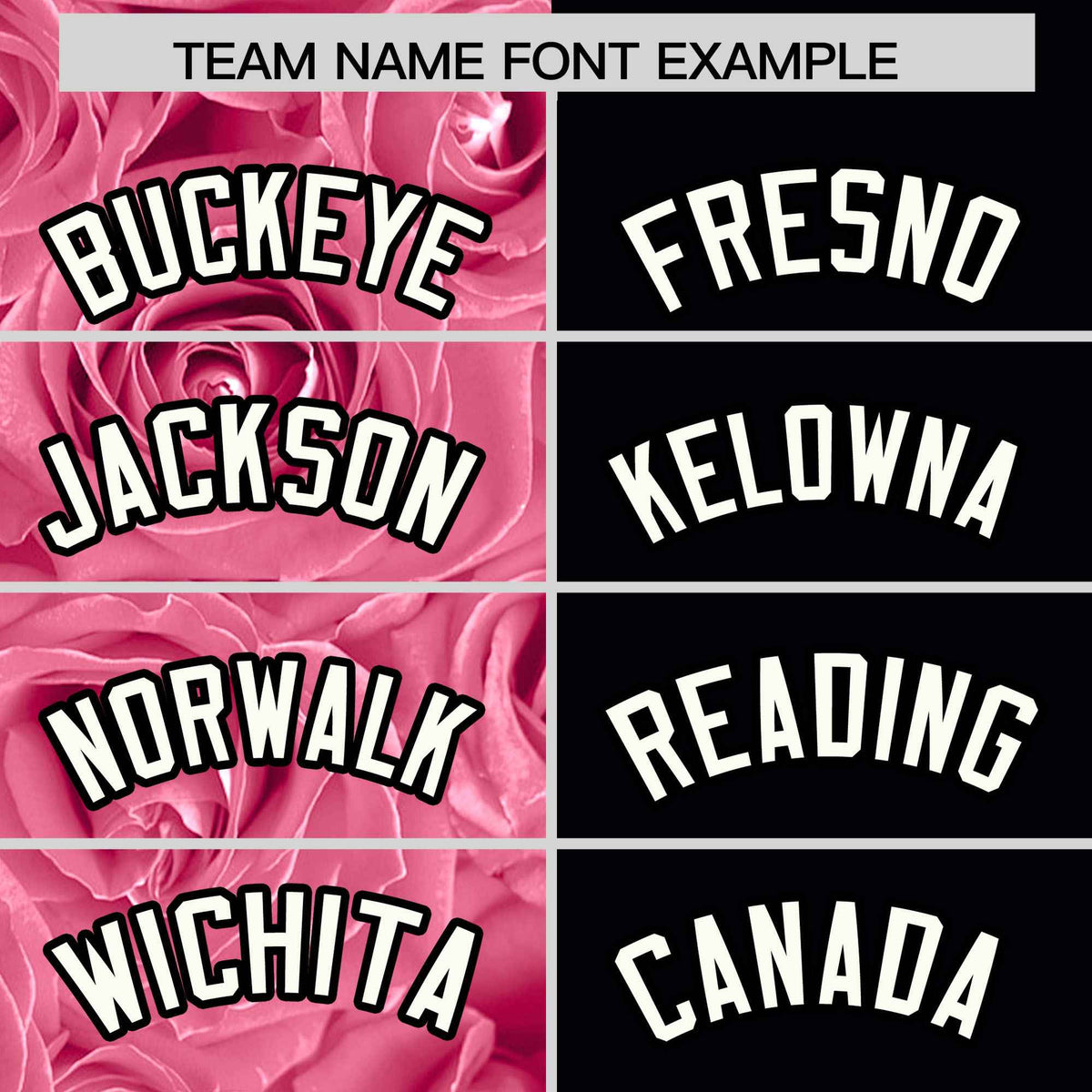 Custom Light Pink Black Split Rose Print Authentic Baseball Jersey| KXKSHOP