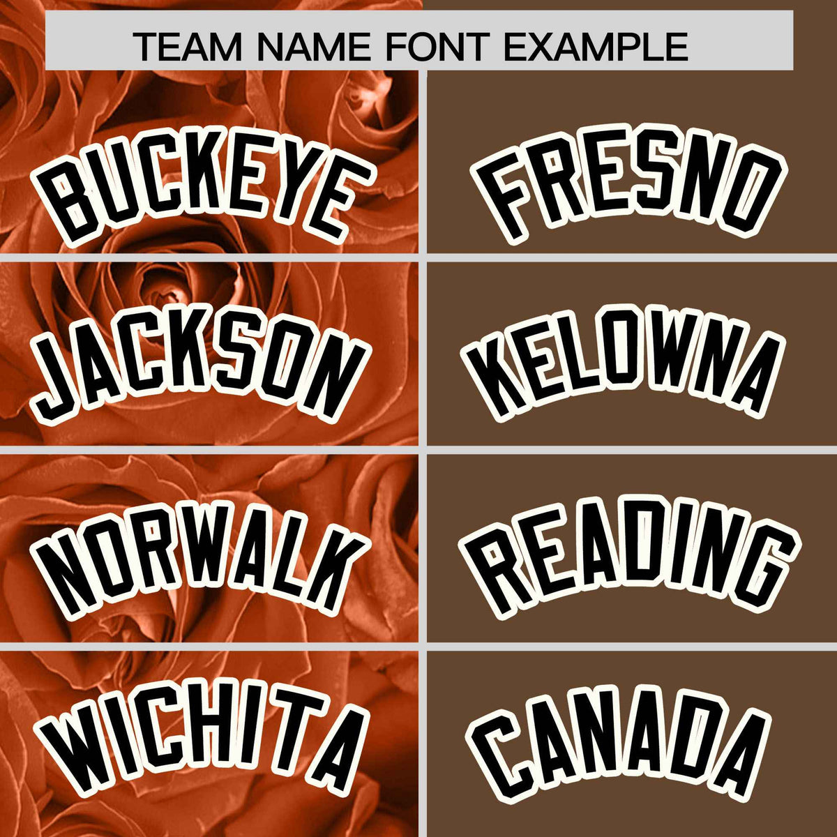 Custom Texas Orange Light Brown Split Rose Print Authentic Baseball Jersey| KXKSHOP