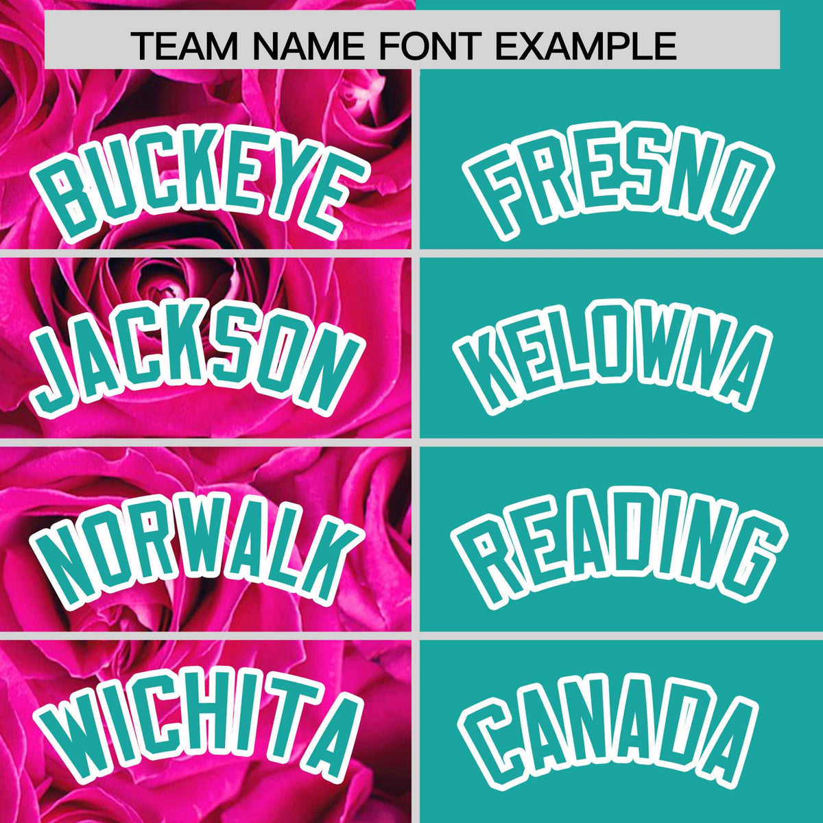 Custom Pink Aqua Split Rose Print Authentic Baseball Jersey| KXKSHOP