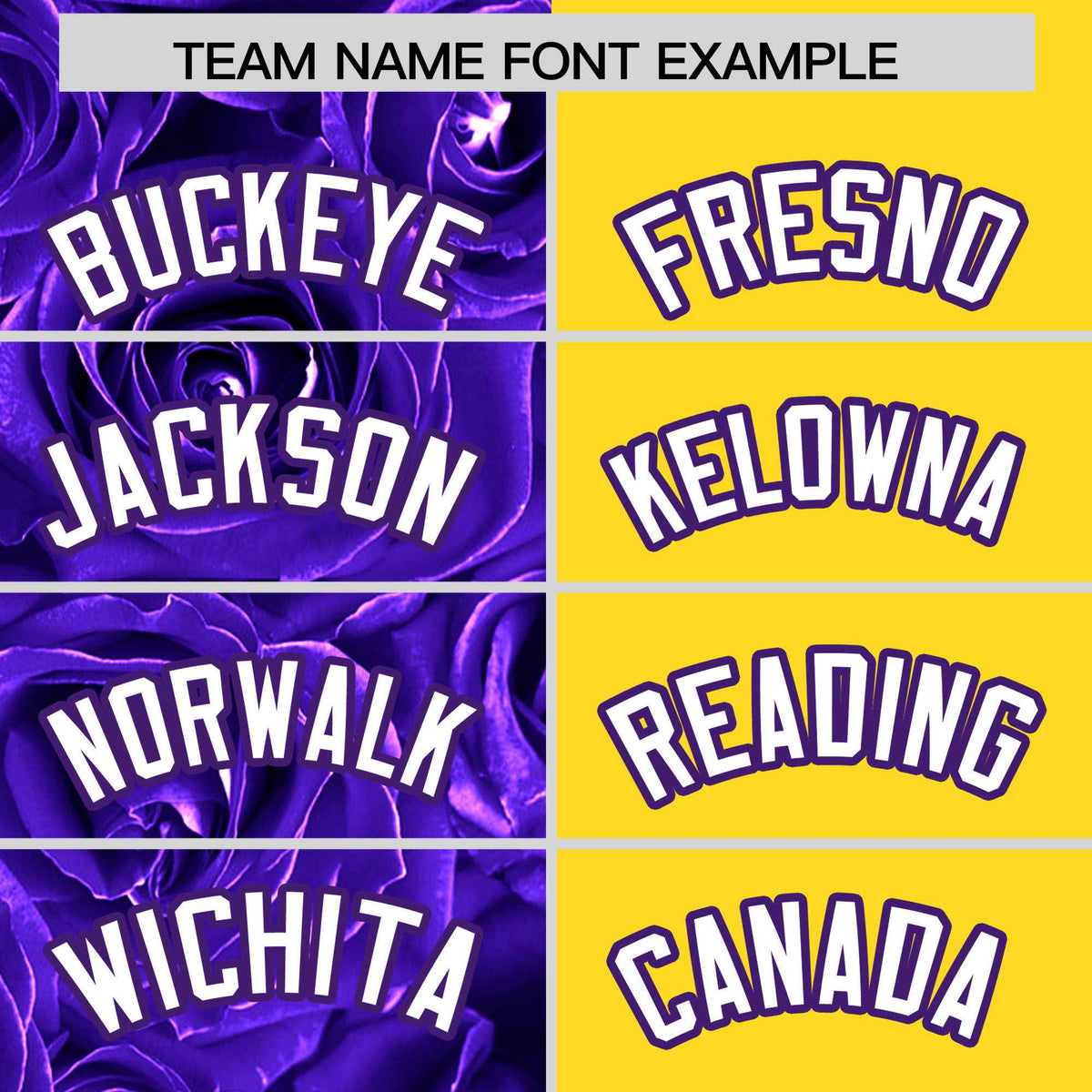 Custom Purple Gold Split Rose Print Authentic Baseball Jersey| KXKSHOP