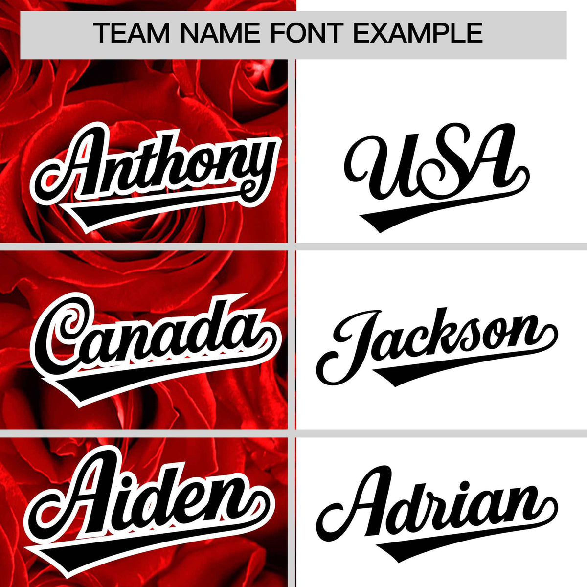 Custom Red White Split Rose Print Authentic Baseball Jersey| KXKSHOP