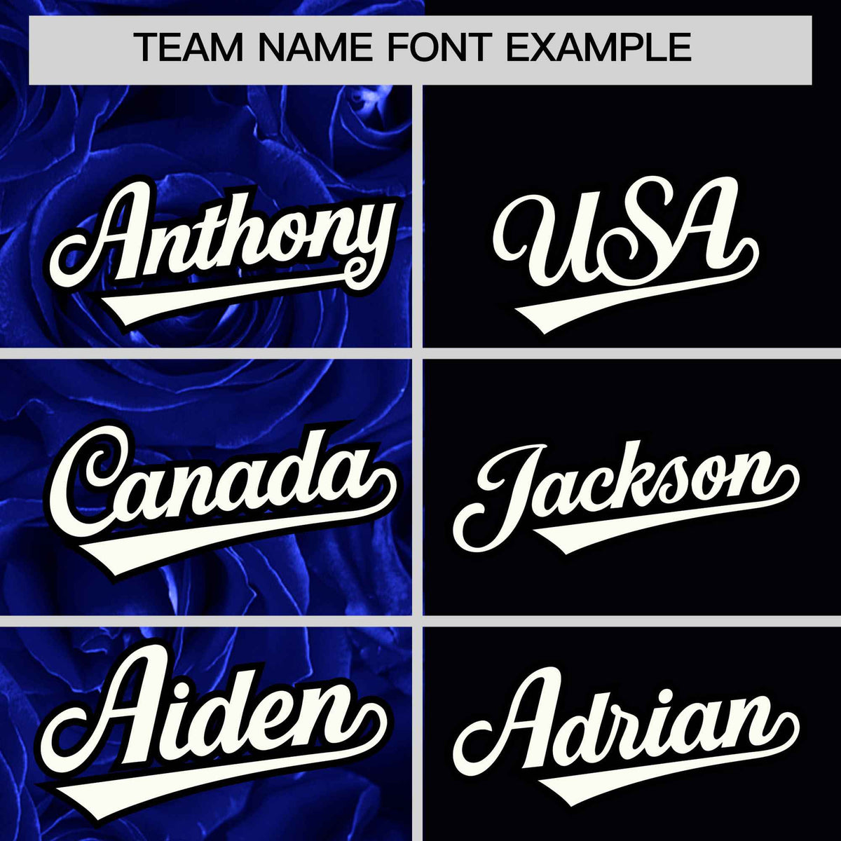 Custom Royal Black Split Rose Print Authentic Baseball Jersey| KXKSHOP