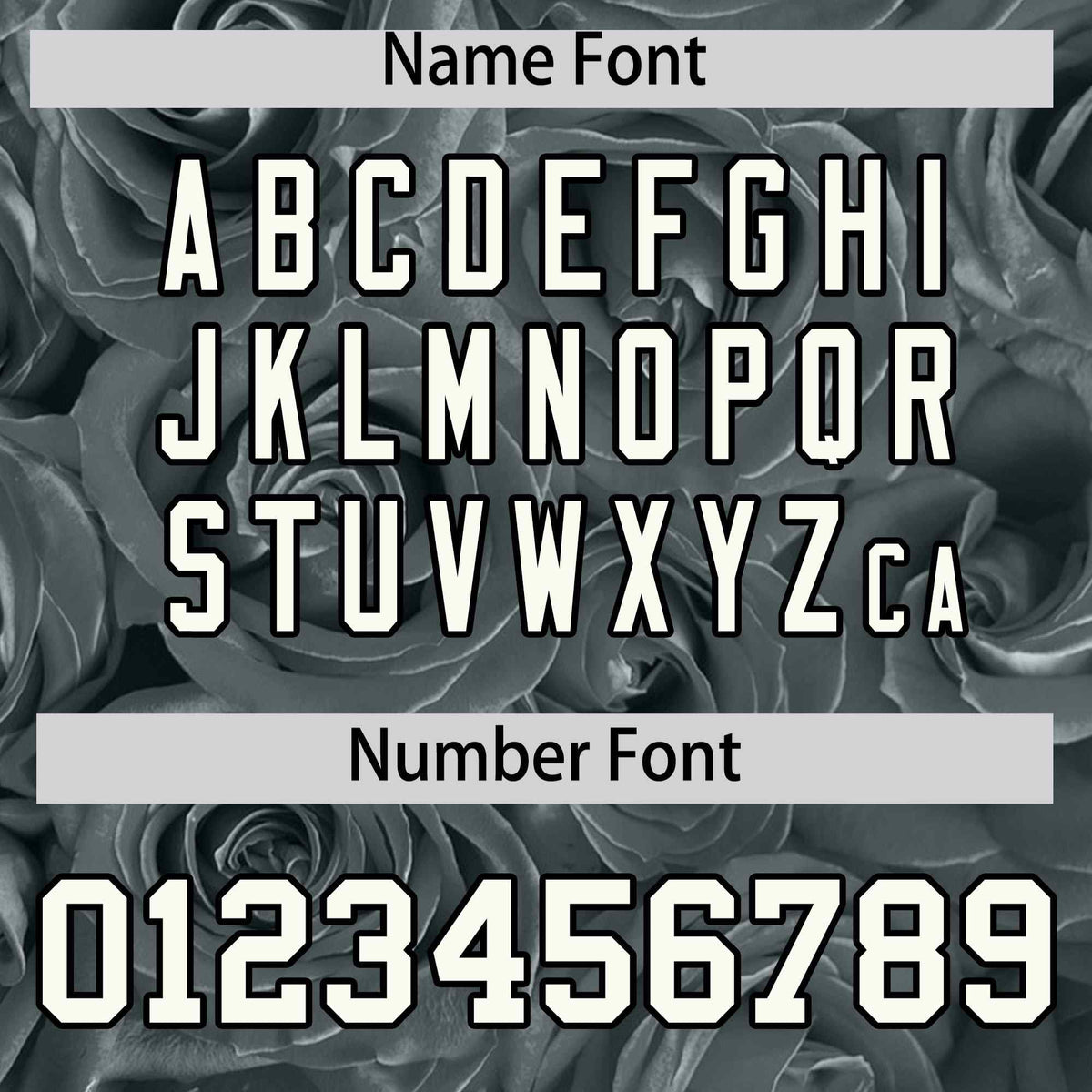 Custom Silver Black Split Rose Print Authentic Baseball Jersey| KXKSHOP