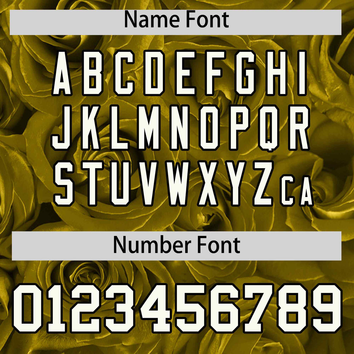 Custom Old Gold Black Split Rose Print Authentic Baseball Jersey| KXKSHOP