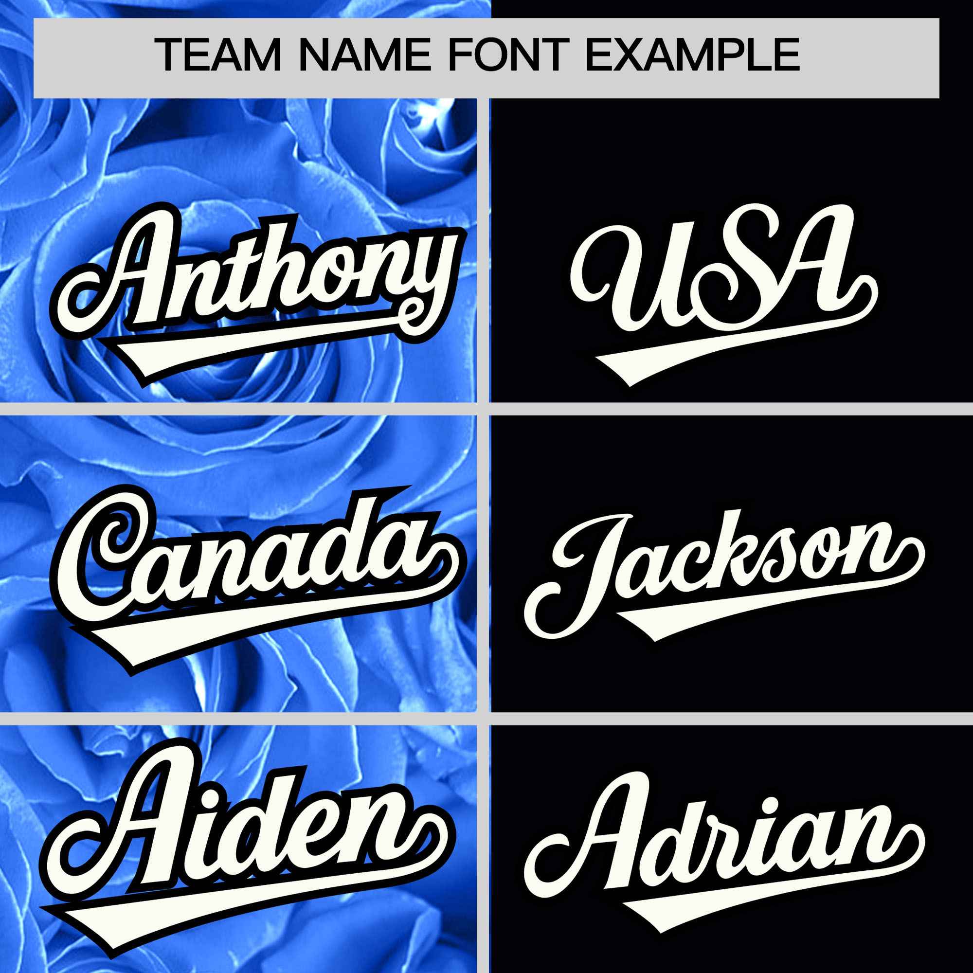 Custom Powder Blue Black Split Rose Print Authentic Baseball Jersey| KXKSHOP