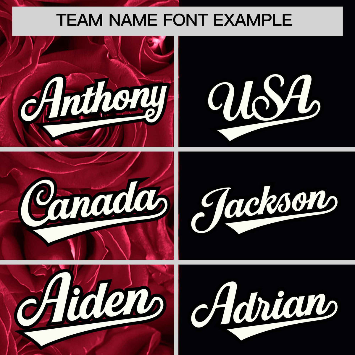 Custom Crimson Black Split Rose Print Authentic Baseball Jersey| KXKSHOP