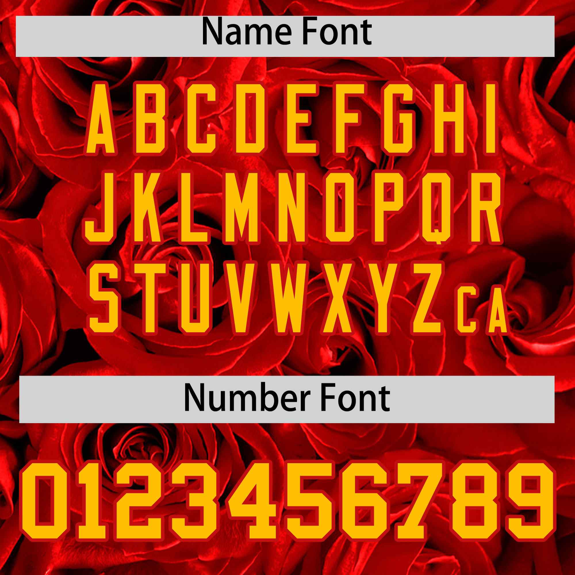 Custom Red Yellow Split Rose Print Authentic Baseball Jersey| KXKSHOP