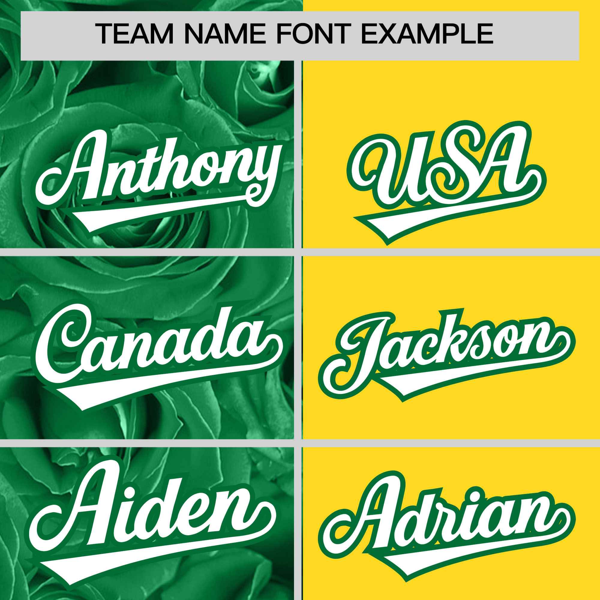 Custom Kelly Green Gold Split Rose Print Authentic Baseball Jersey| KXKSHOP