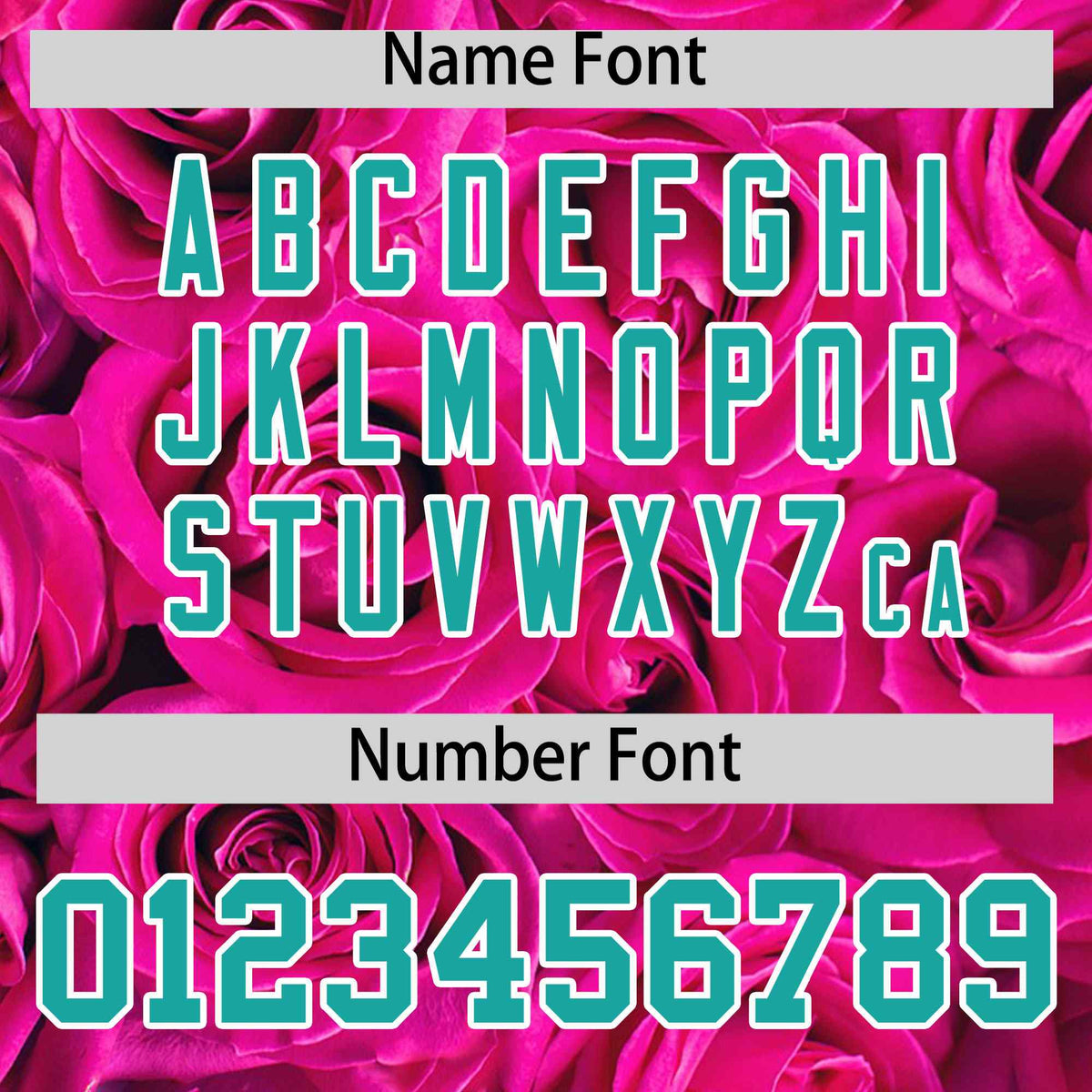 Custom Pink Aqua Split Rose Print Authentic Baseball Jersey| KXKSHOP