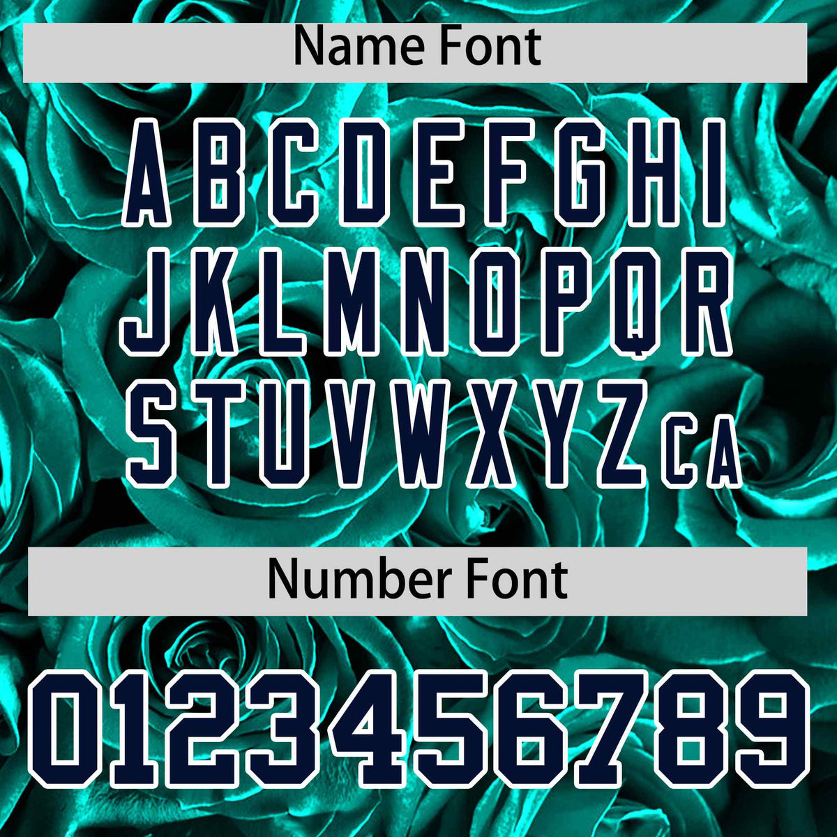 Custom Aqua Silver Split Rose Print Authentic Baseball Jersey| KXKSHOP