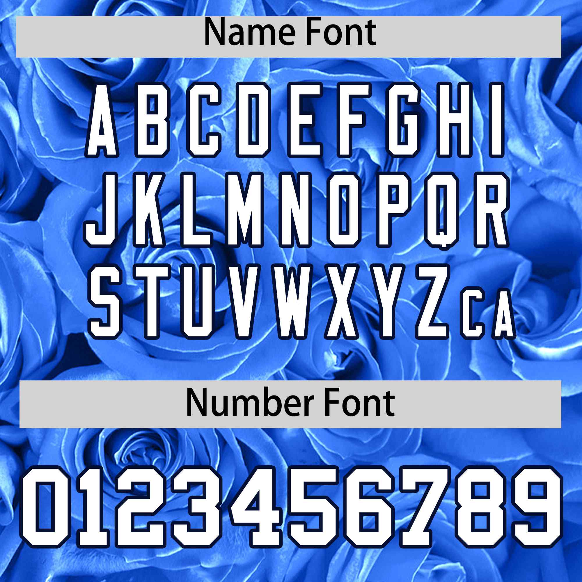 Custom Powder Blue Navy Split Rose Print Authentic Baseball Jersey| KXKSHOP