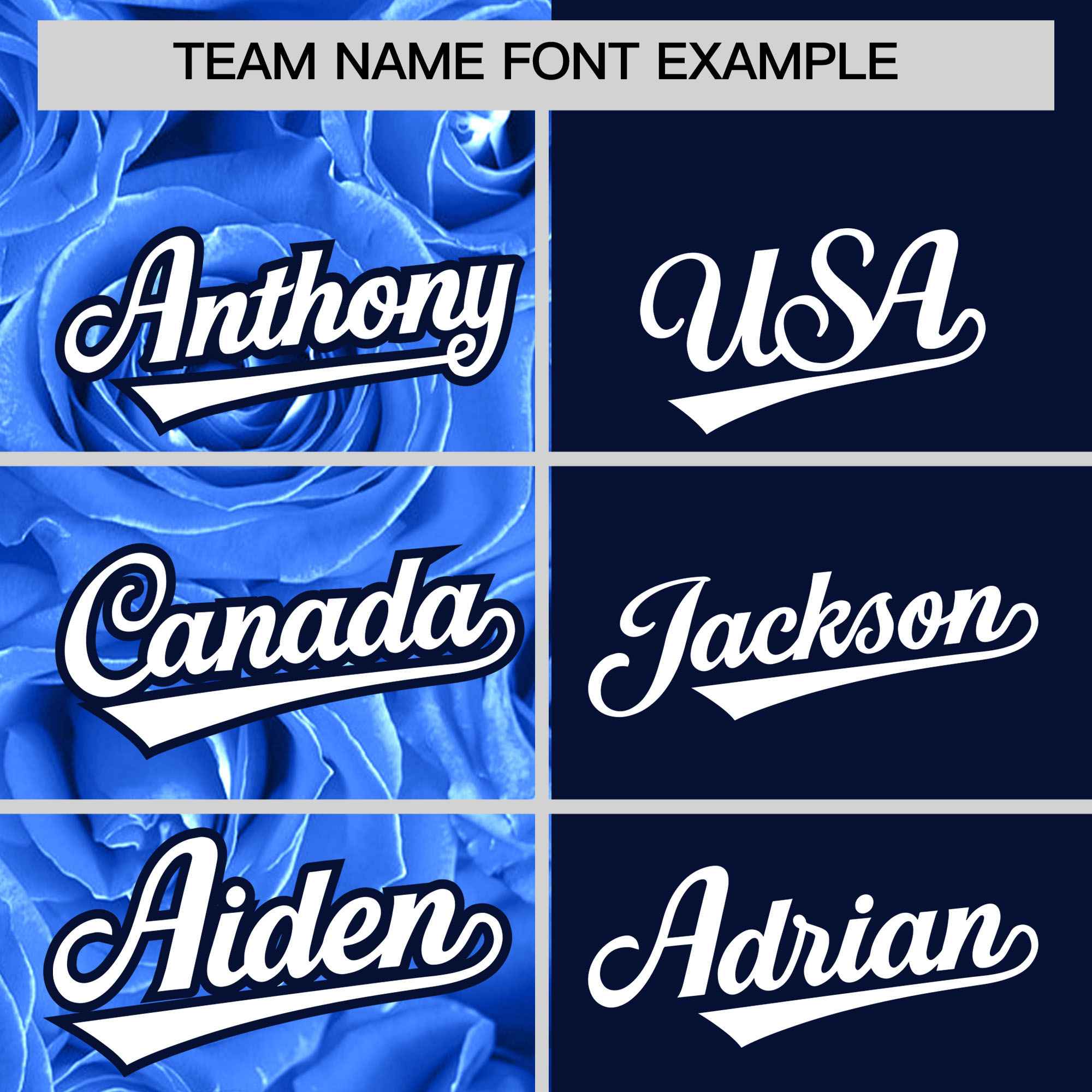 Custom Powder Blue Navy Split Rose Print Authentic Baseball Jersey| KXKSHOP