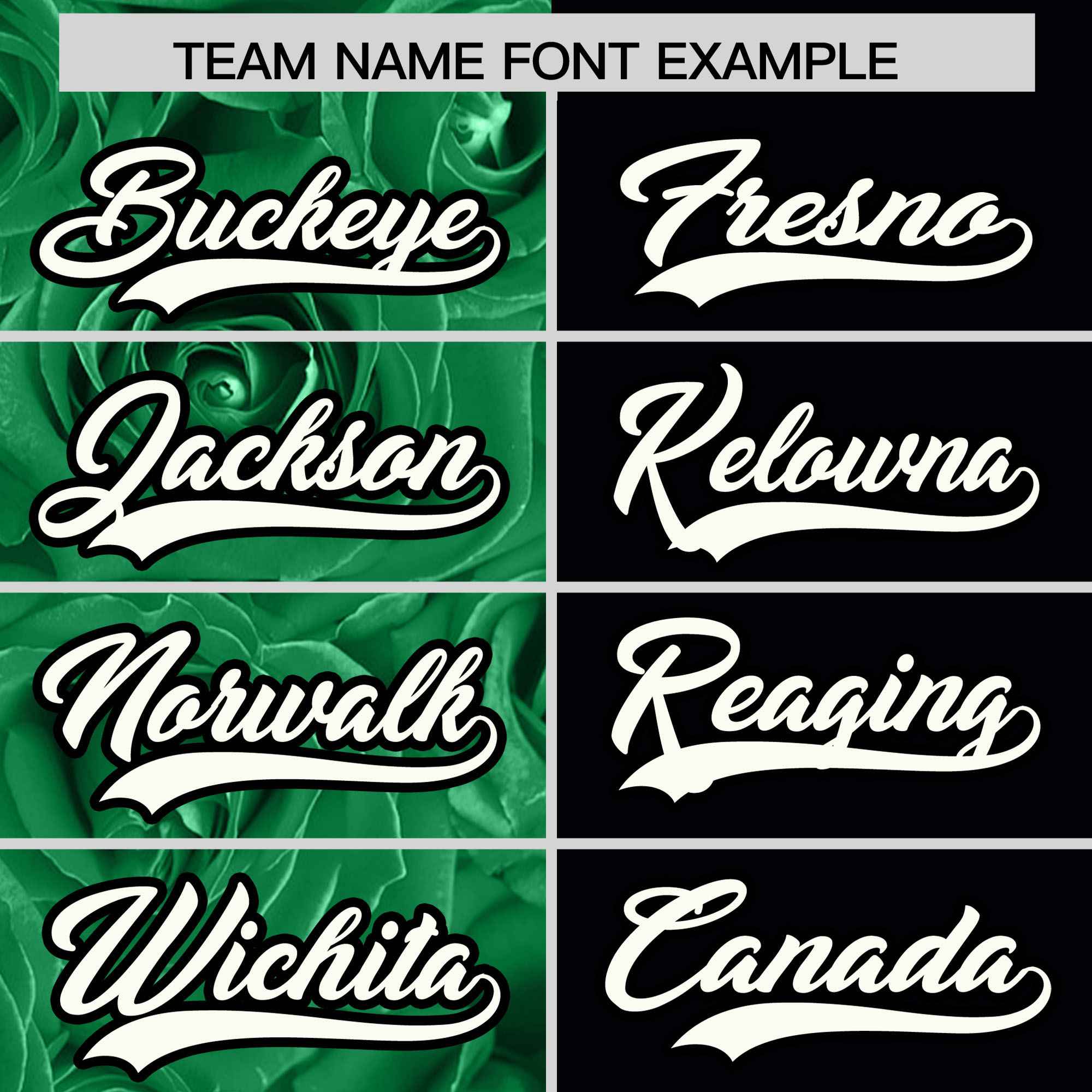 Custom Kelly Green Black Split Rose Print Authentic Baseball Jersey| KXKSHOP