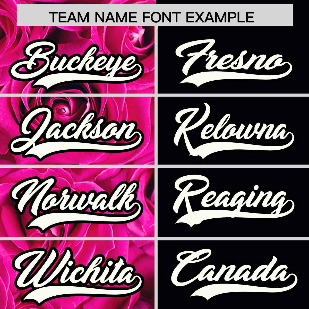 Custom Pink Black Split Rose Print Authentic Baseball Jersey| KXKSHOP