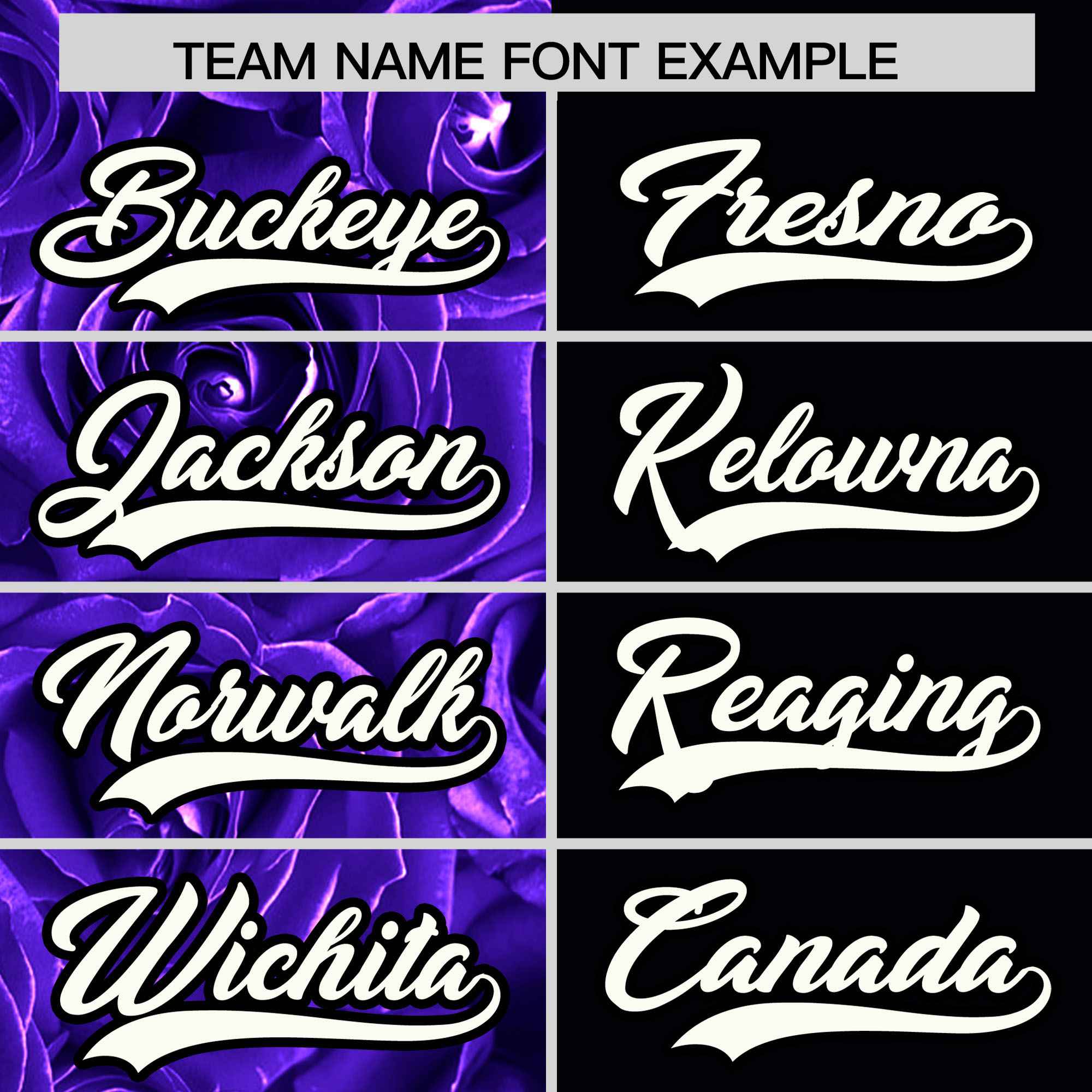 Custom Purple Black Split Rose Print Authentic Baseball Jersey| KXKSHOP