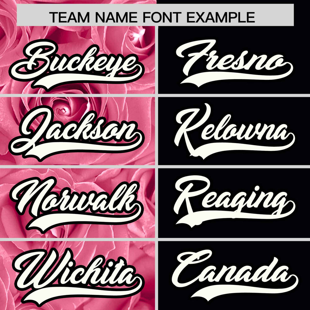 Custom Light Pink Black Split Rose Print Authentic Baseball Jersey| KXKSHOP