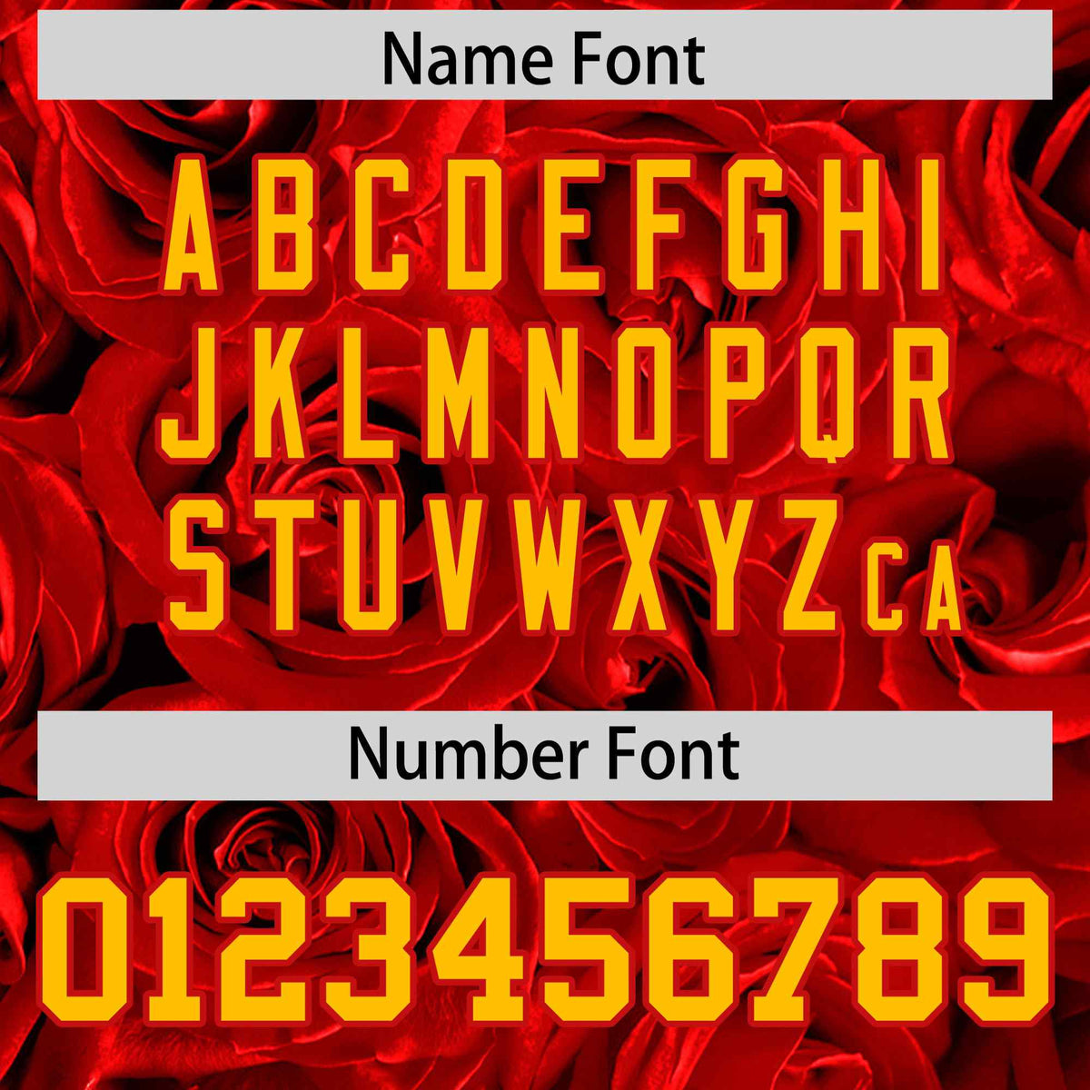 Custom Red Yellow Split Rose Print Authentic Baseball Jersey| KXKSHOP