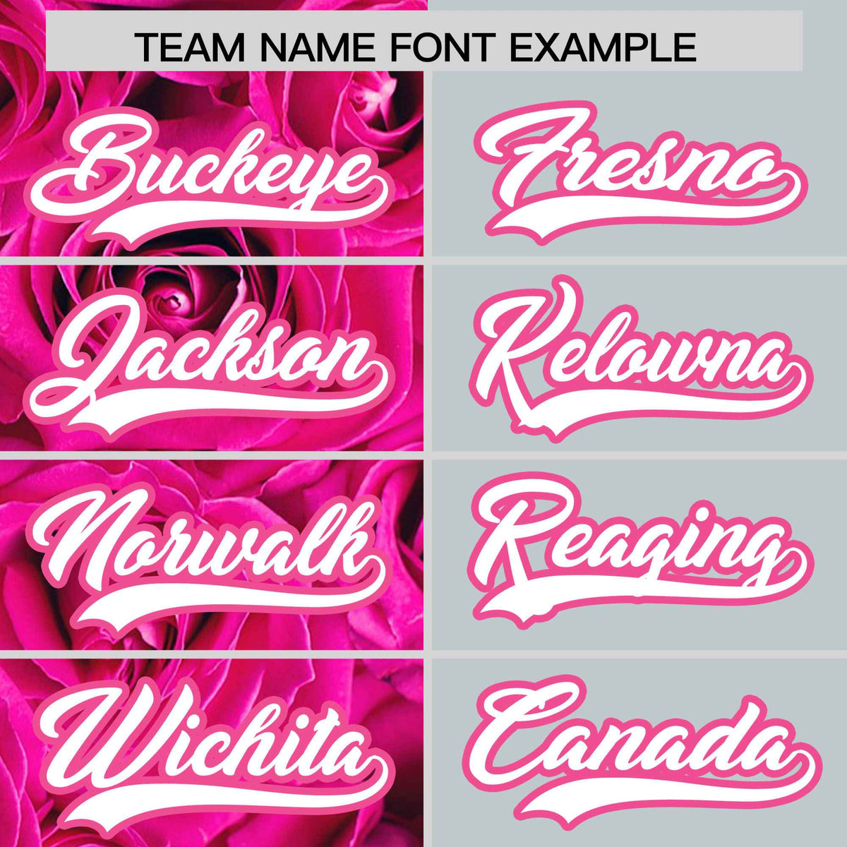 Custom Pink Silver Split Rose Print Authentic Baseball Jersey| KXKSHOP