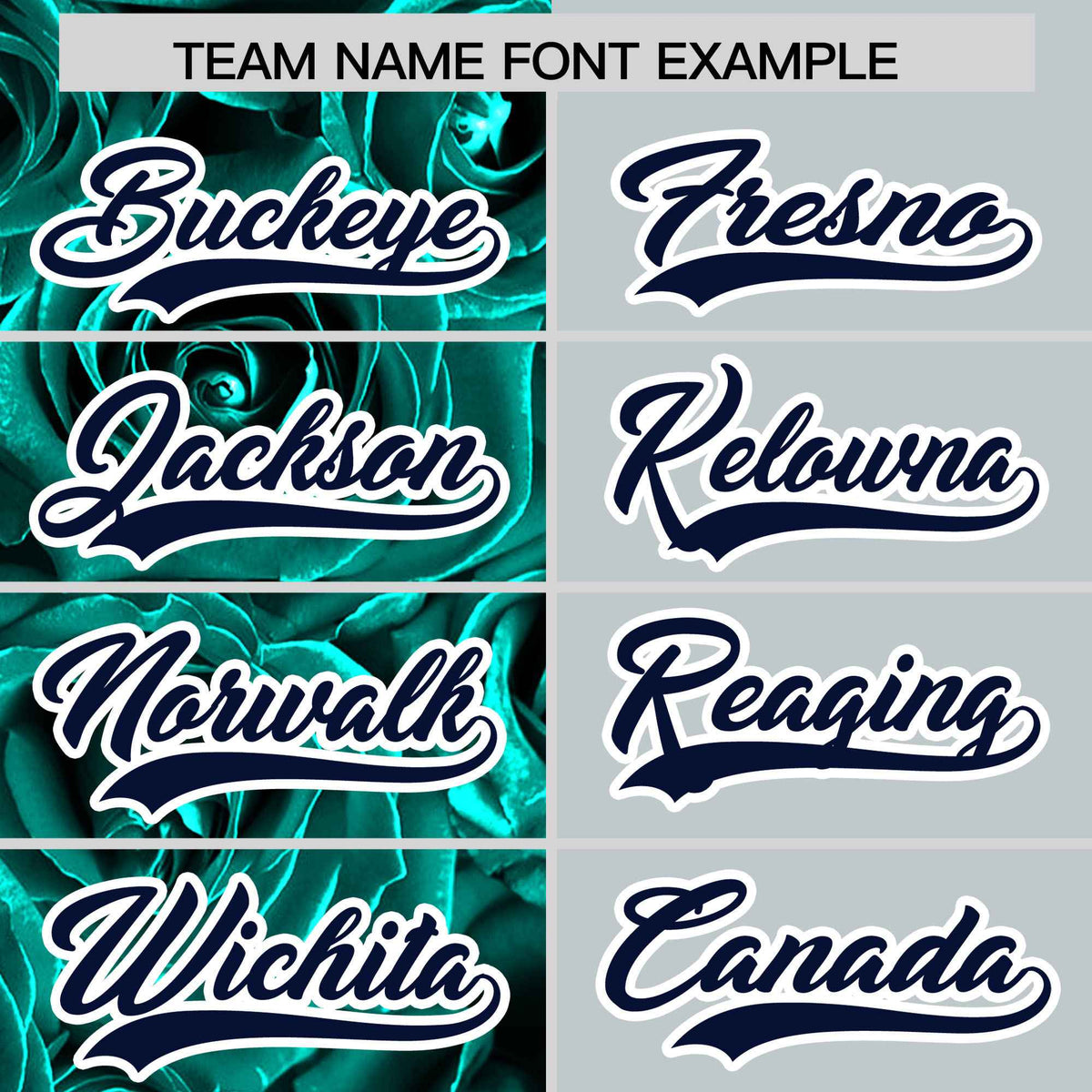 Custom Aqua Silver Split Rose Print Authentic Baseball Jersey| KXKSHOP