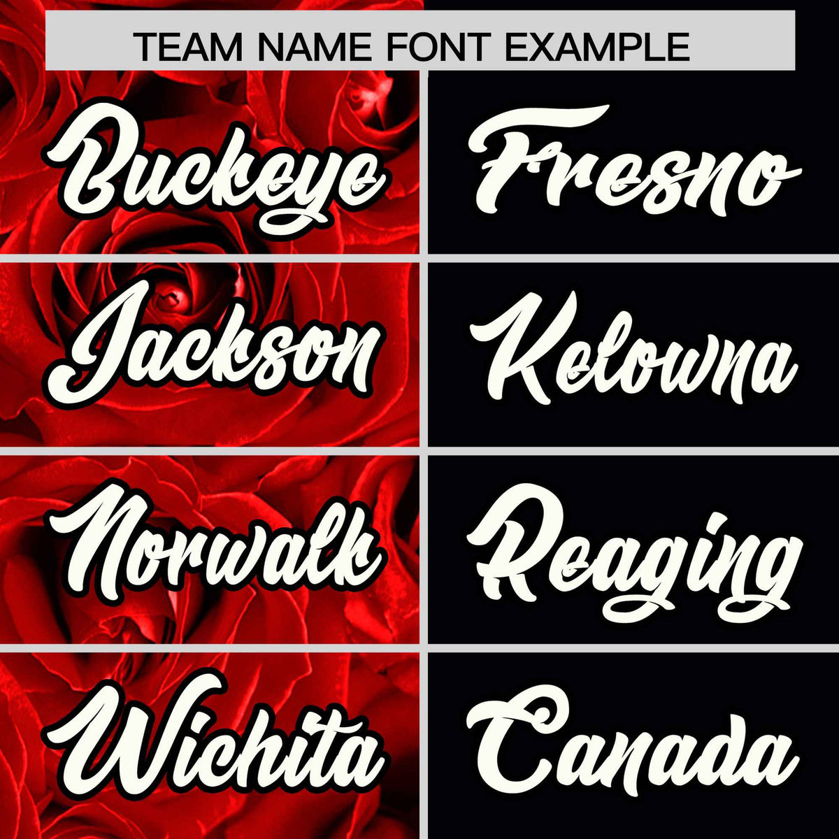 Custom Red Black Split Rose Print Authentic Baseball Jersey| KXKSHOP