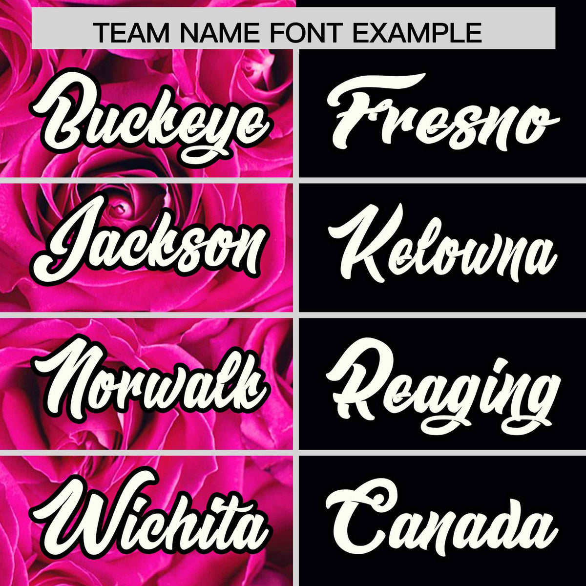 Custom Pink Black Split Rose Print Authentic Baseball Jersey| KXKSHOP