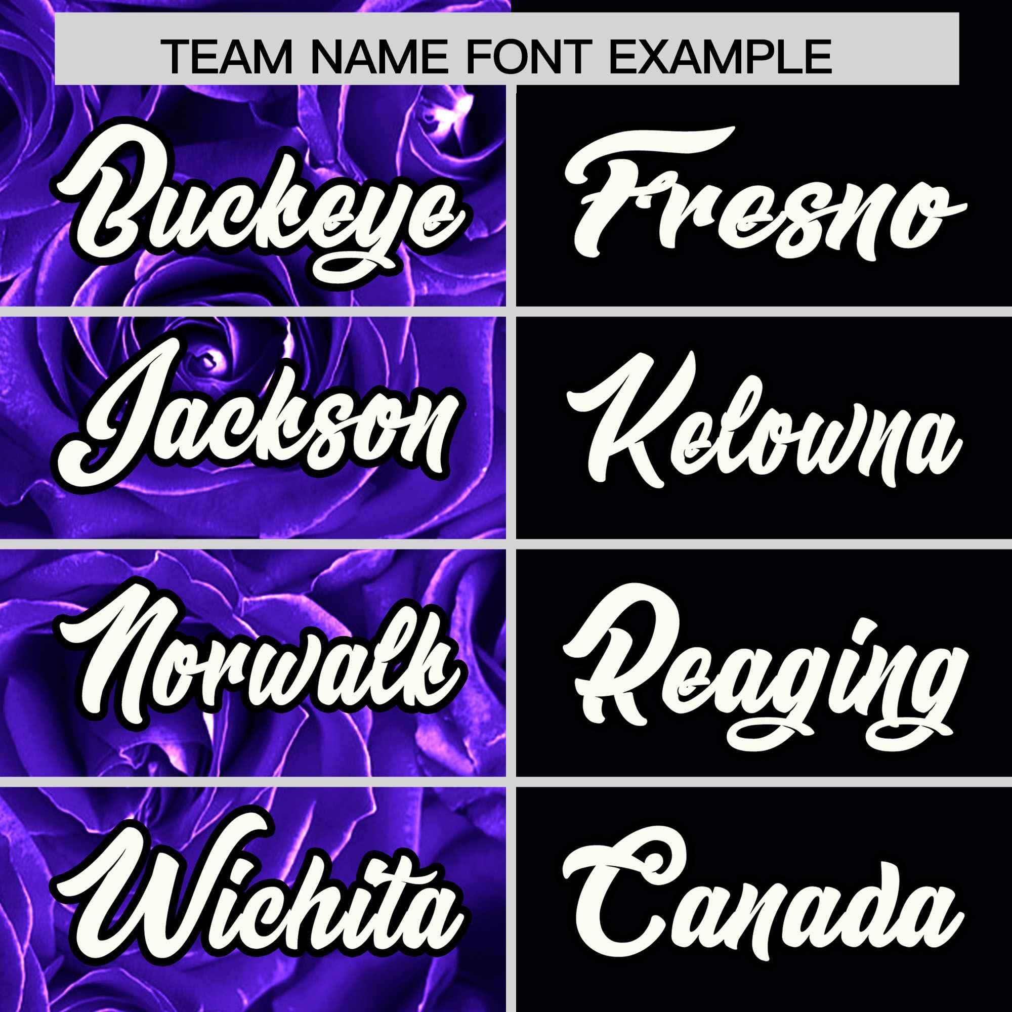 Custom Purple Black Split Rose Print Authentic Baseball Jersey| KXKSHOP