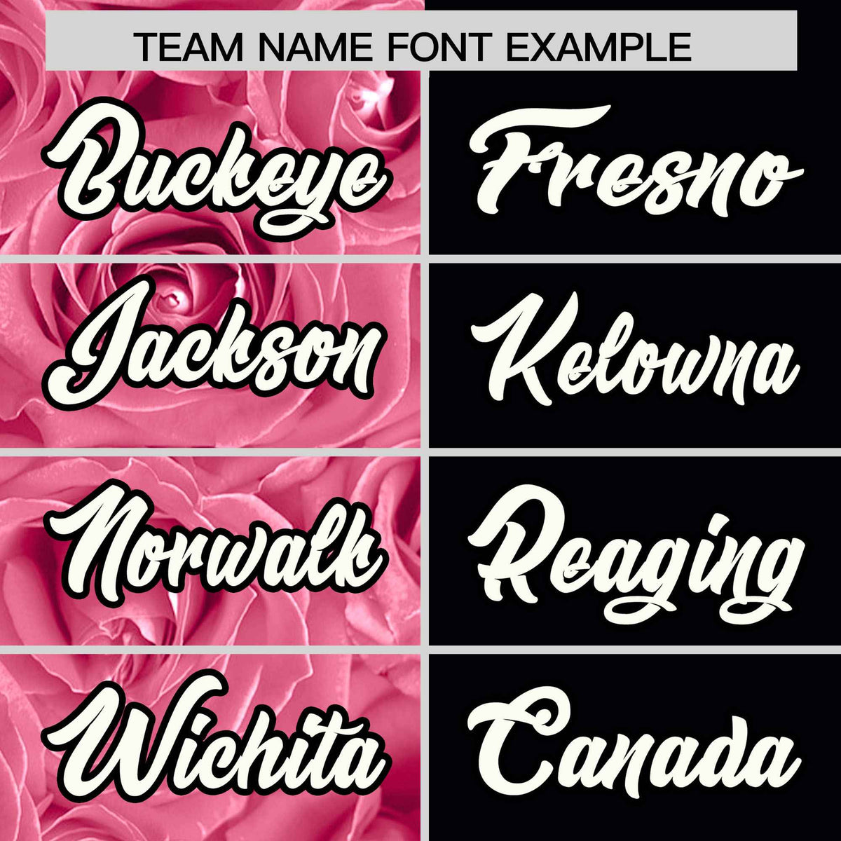 Custom Light Pink Black Split Rose Print Authentic Baseball Jersey| KXKSHOP