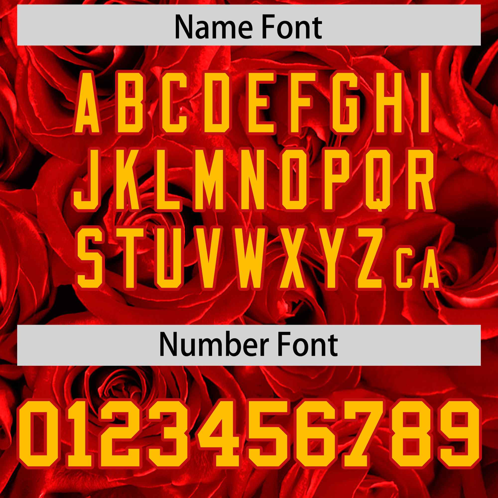 Custom Red Yellow Split Rose Print Authentic Baseball Jersey| KXKSHOP