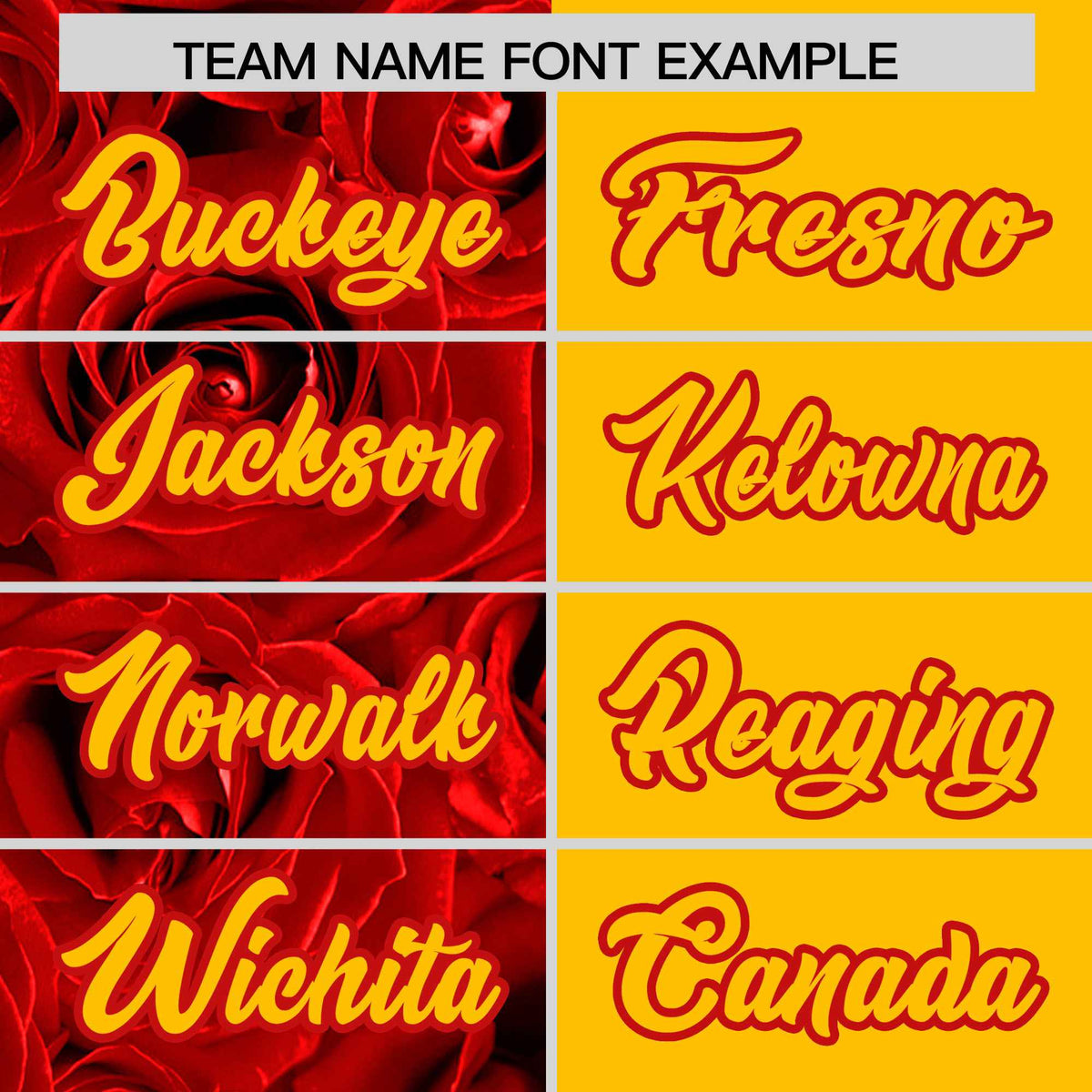 Custom Red Yellow Split Rose Print Authentic Baseball Jersey| KXKSHOP