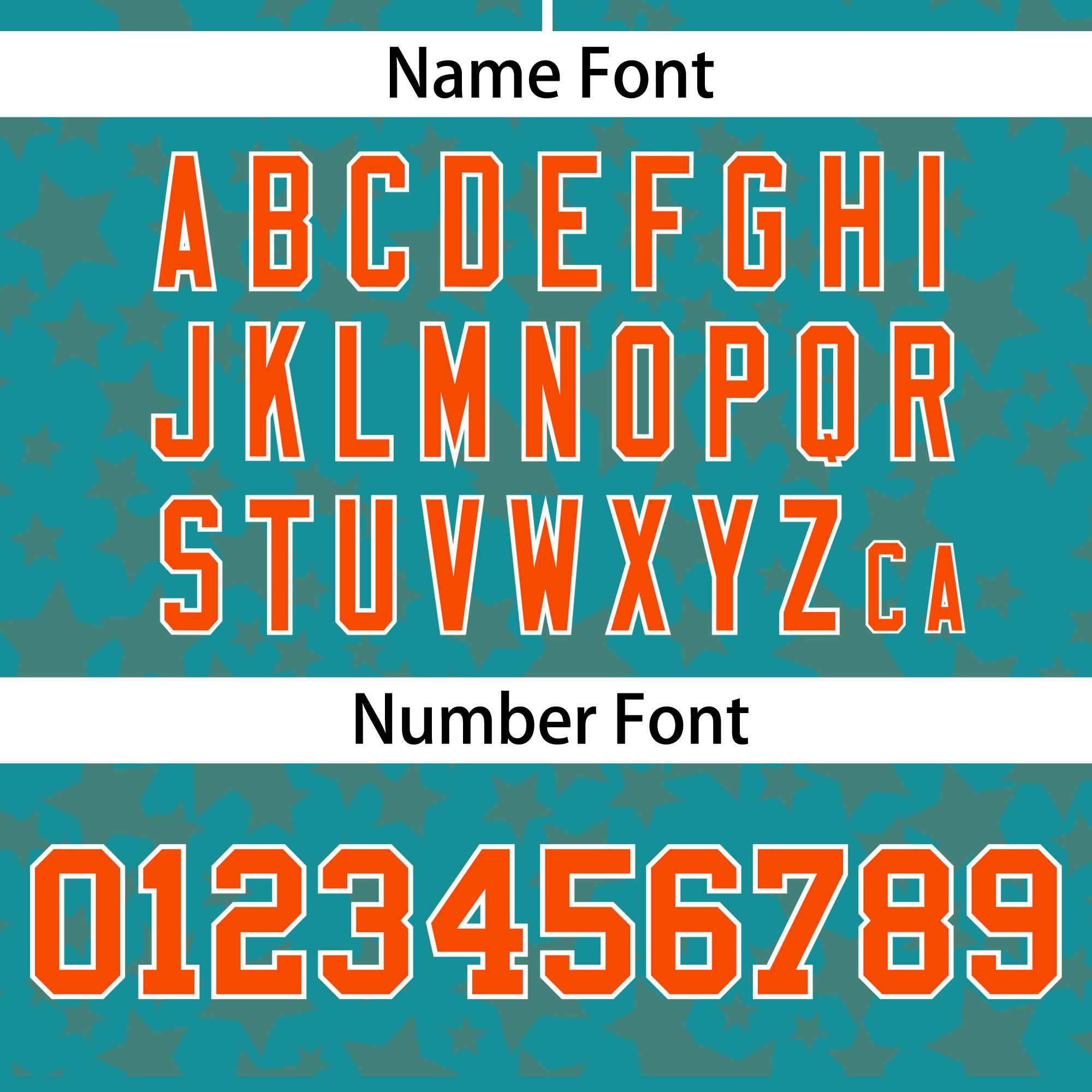 Custom Aqua Orange Personalized Star Graffiti Pattern Authentic Baseball Jersey | KXKSHOP