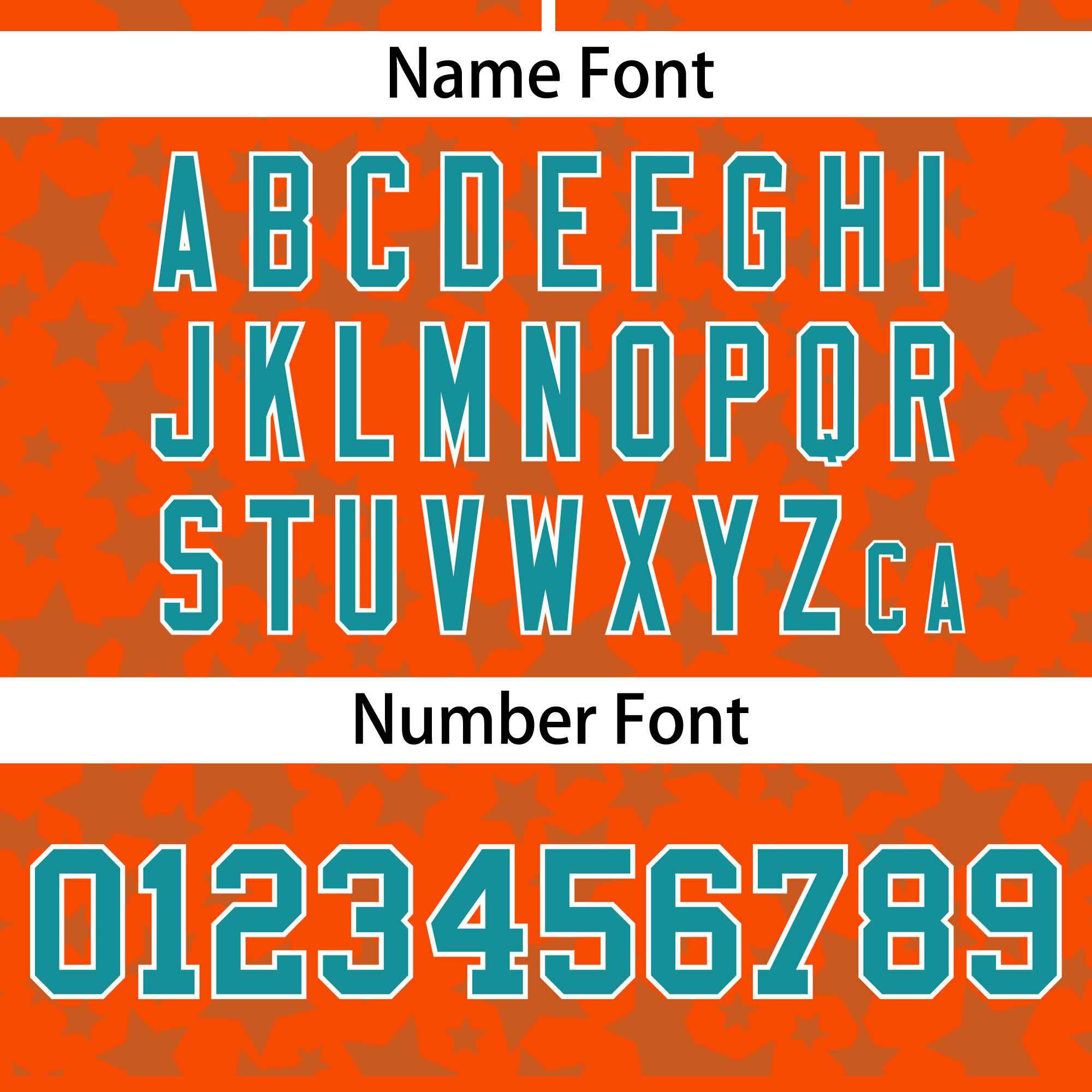 Custom Orange Aqua Personalized Star Graffiti Pattern Authentic Baseball Jersey | KXKSHOP